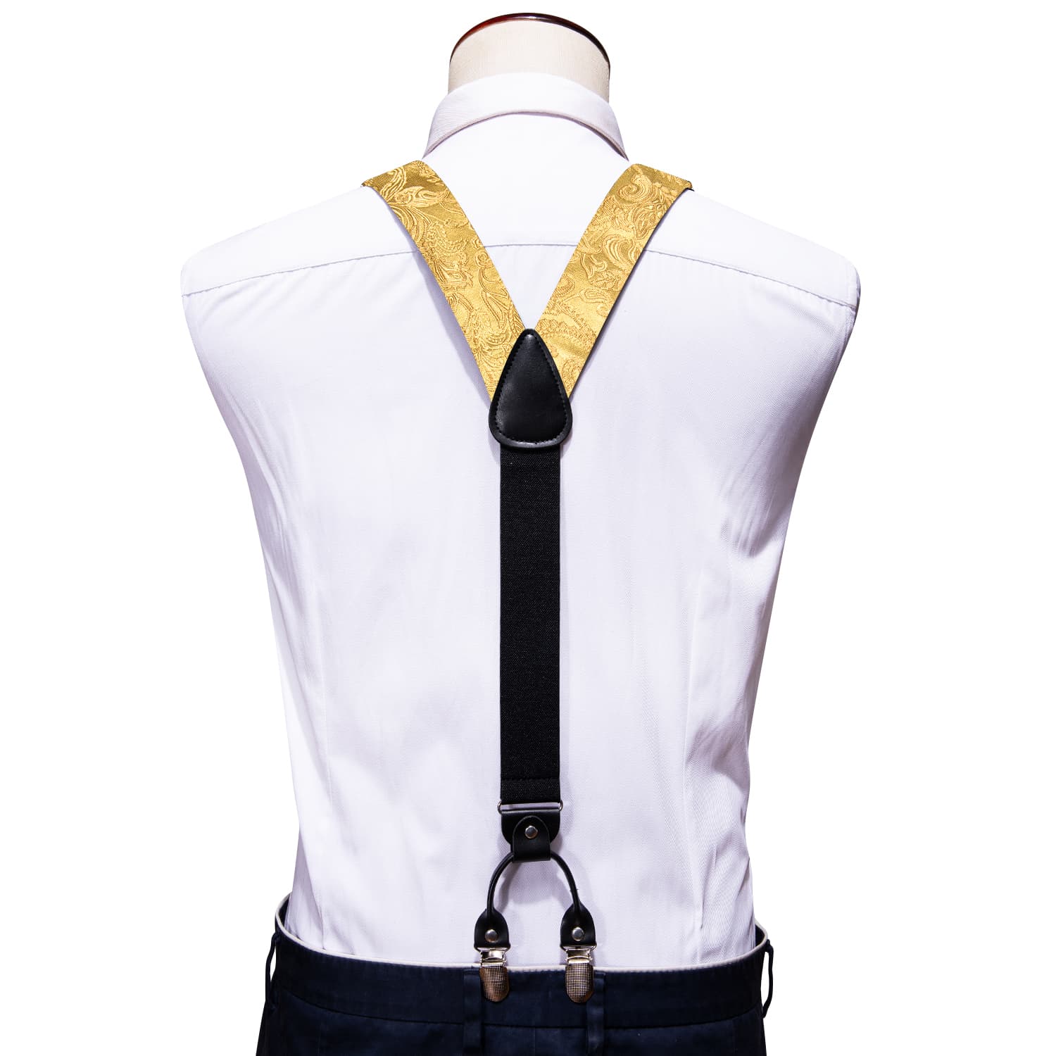 GentCrest Yellow Floral Suspenders - Image 3
