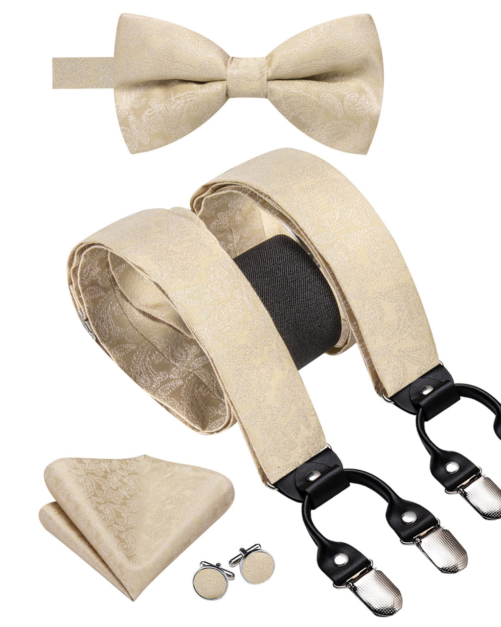 GentCrest Classic Paisley Suspenders - Image 1