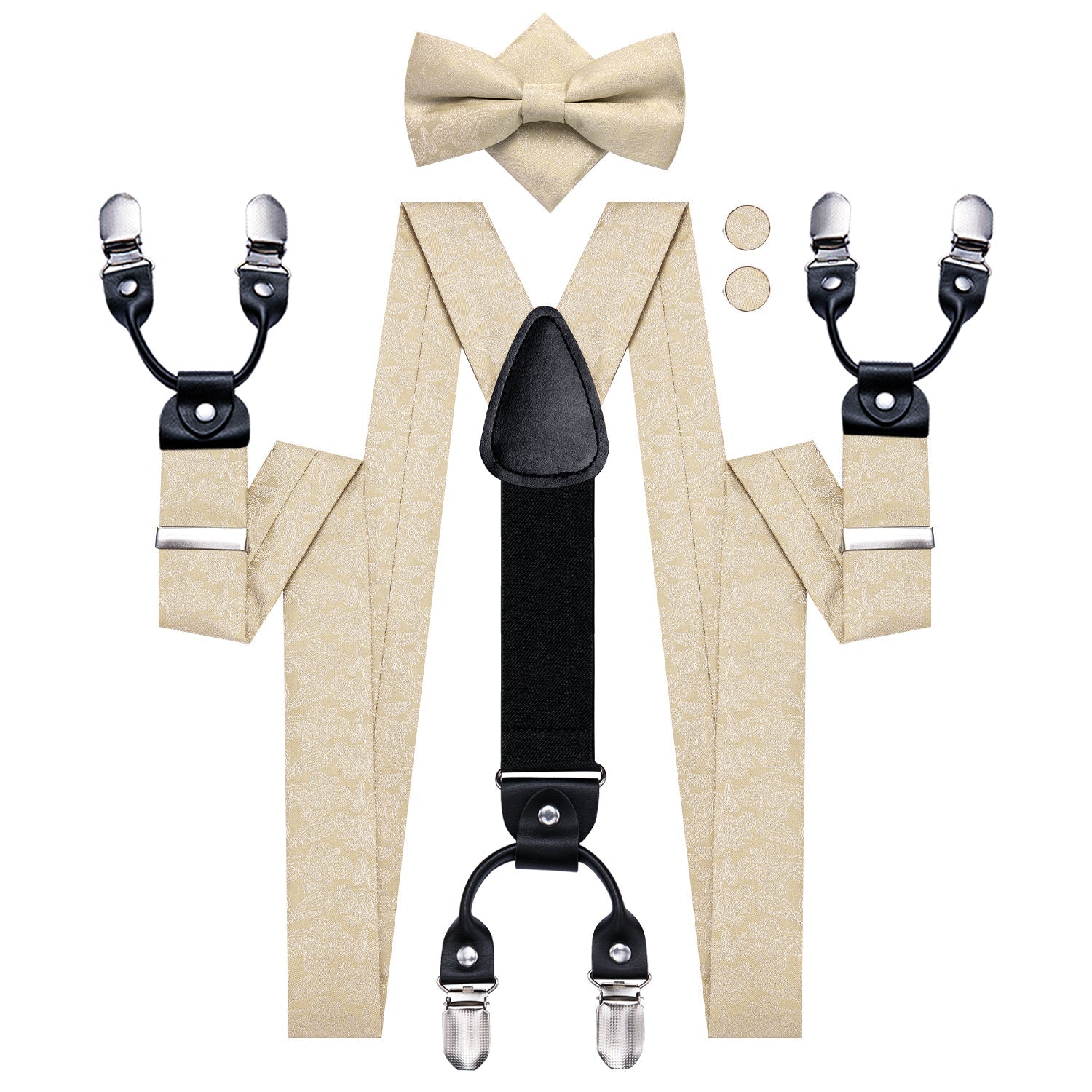 GentCrest Classic Paisley Suspenders - Image 4