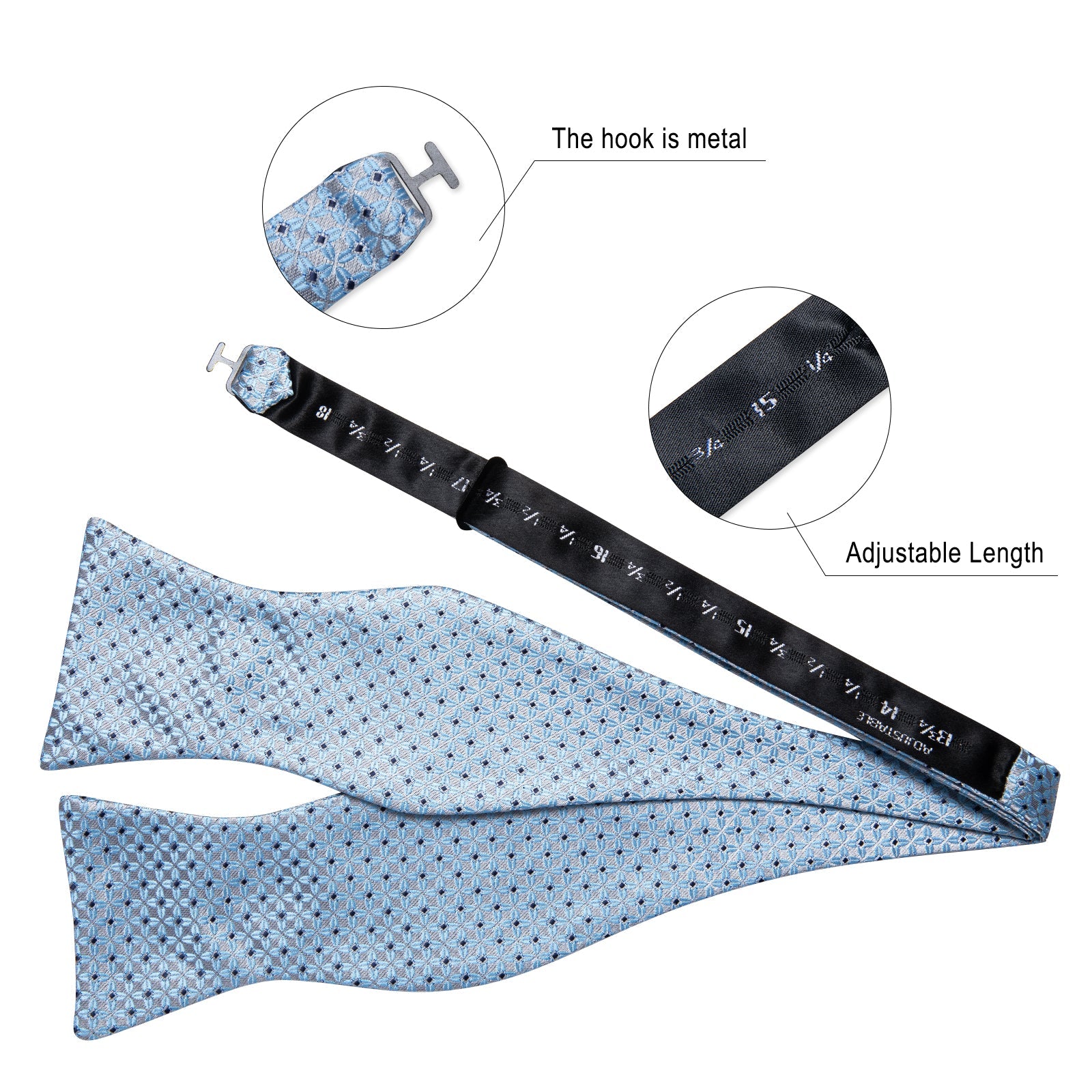 GentCrest Blue Plaid Suspenders - Image 4
