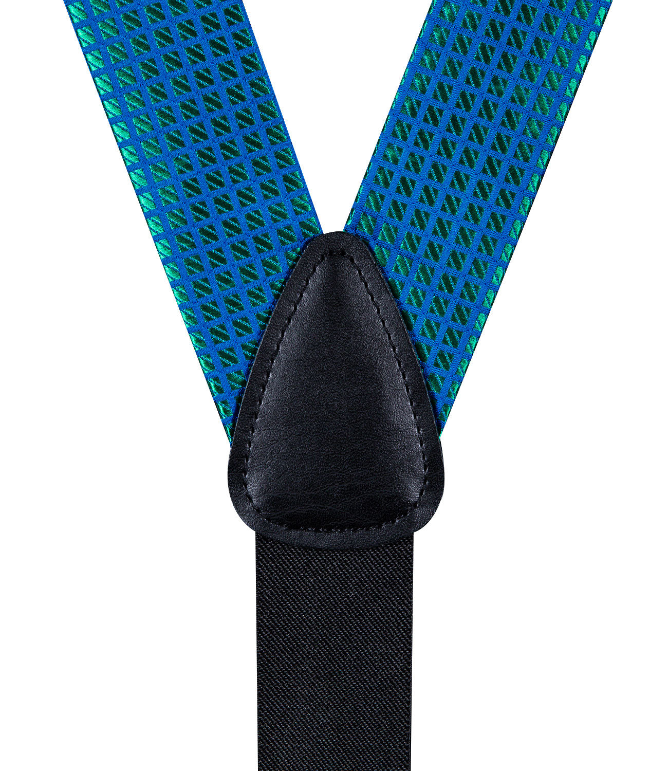 GentCrest Blue Plaid Suspenders - Image 4