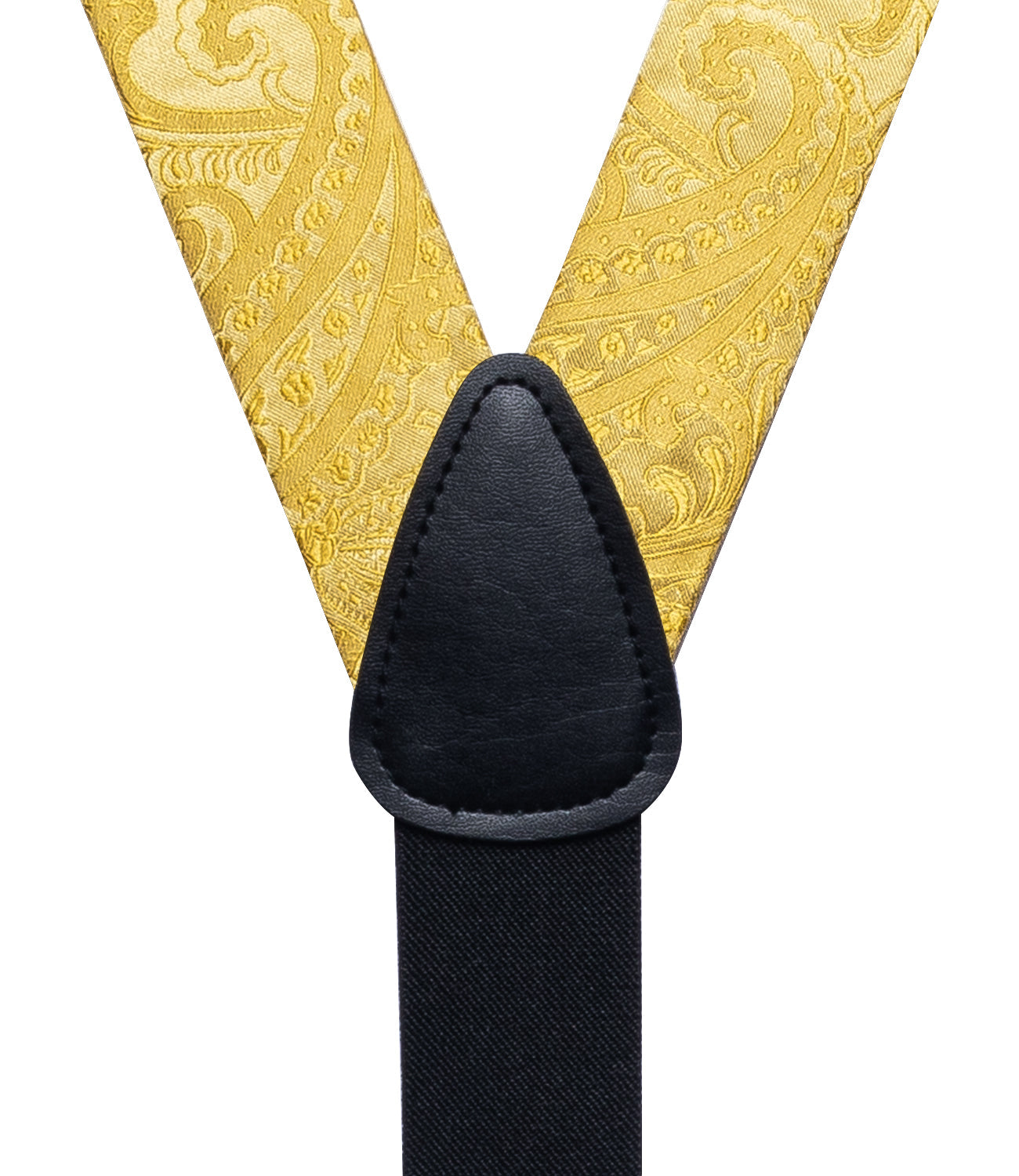 GentCrest Yellow Paisley Suspenders - Image 2