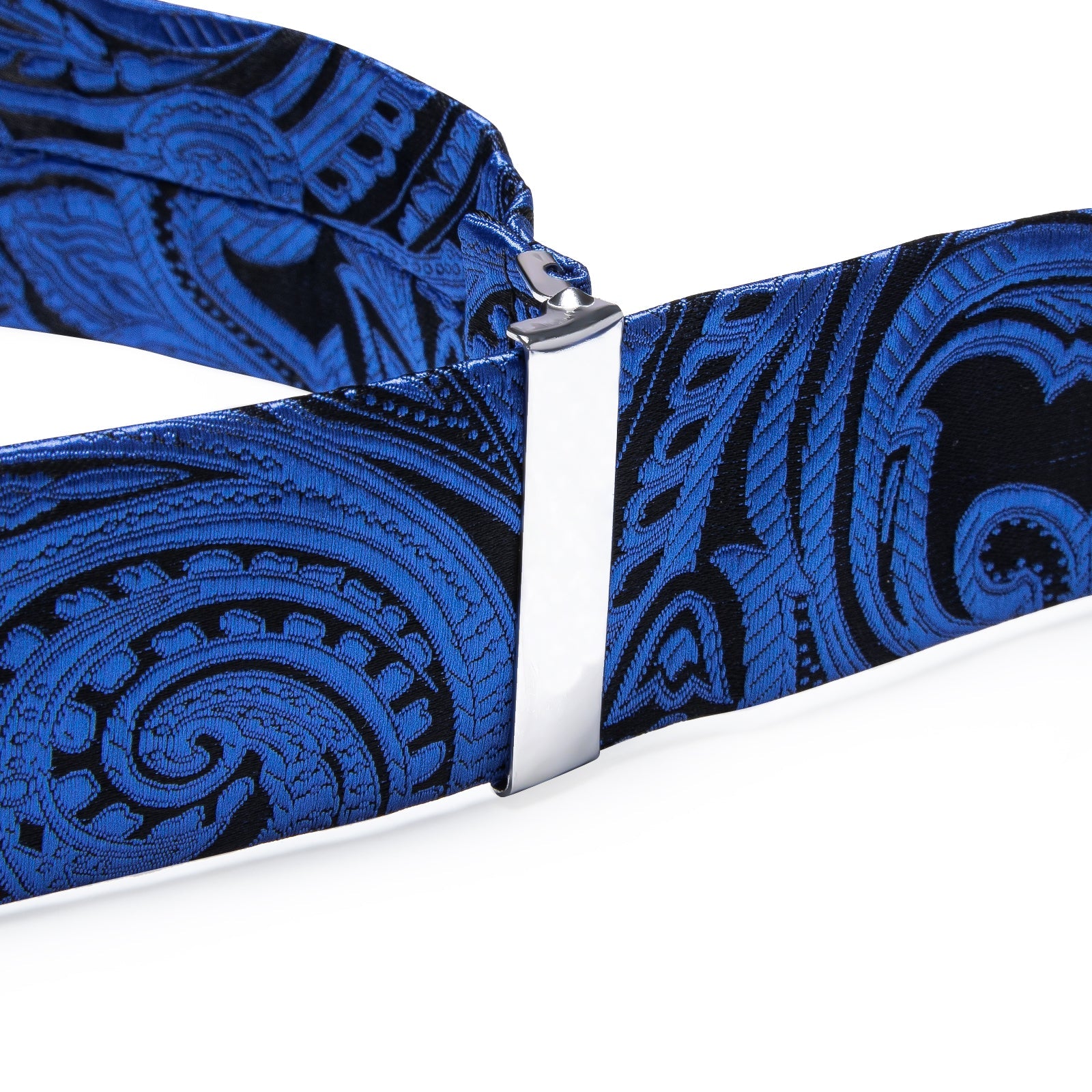 GentCrest Black Paisley Suspenders - Image 5