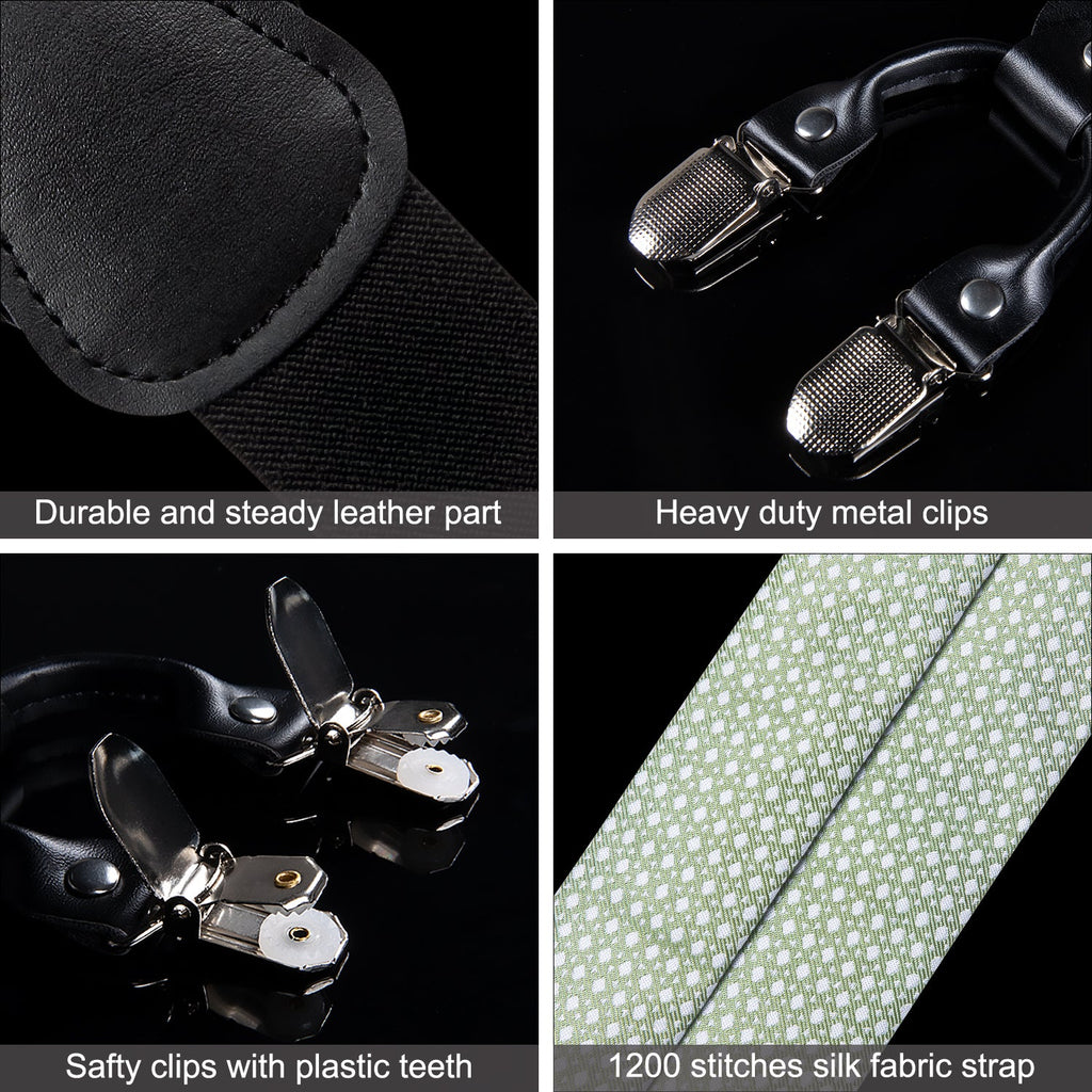 GentCrest Green Polka Dot Suspenders - Image 6
