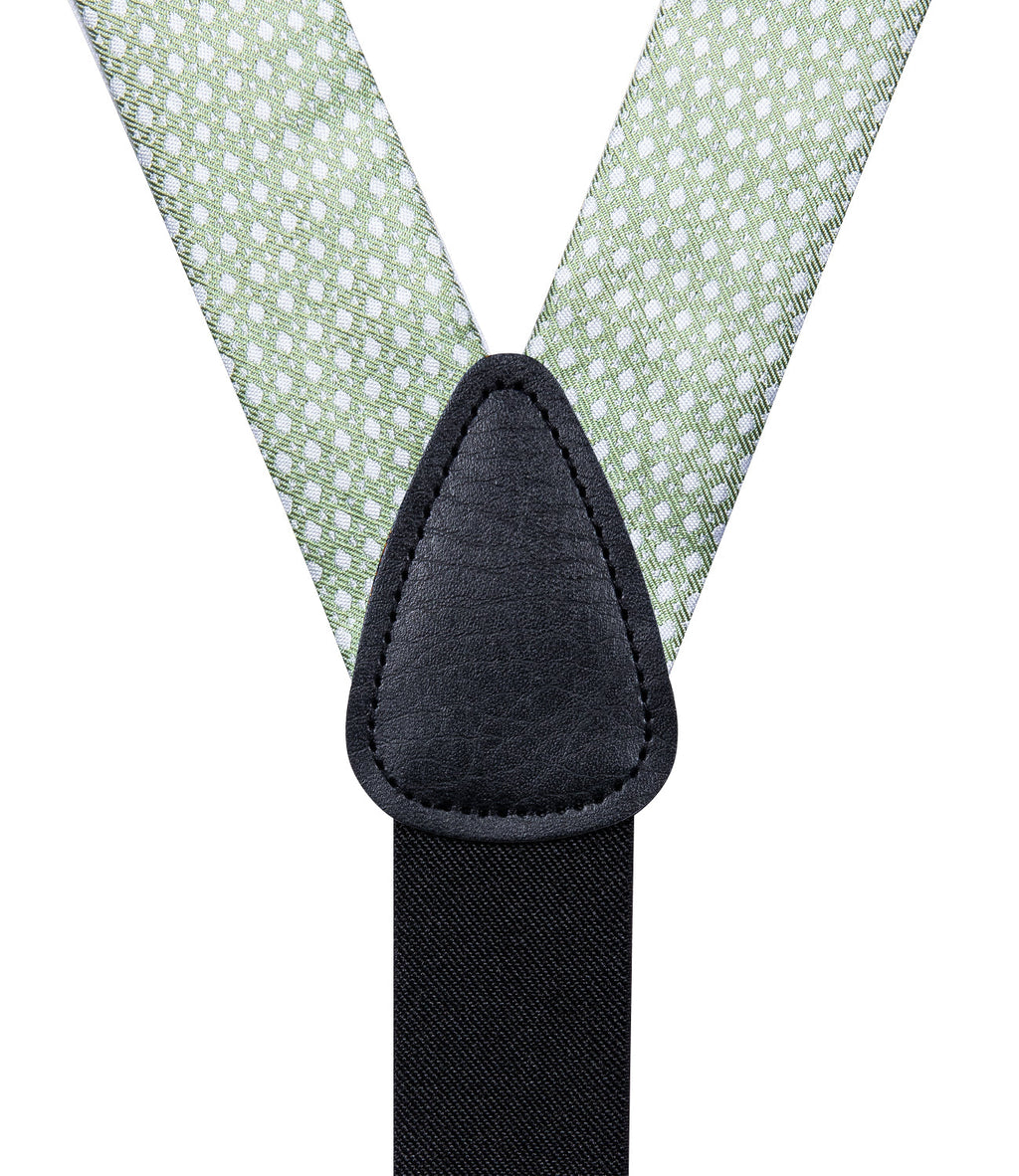GentCrest Green Polka Dot Suspenders - Image 5