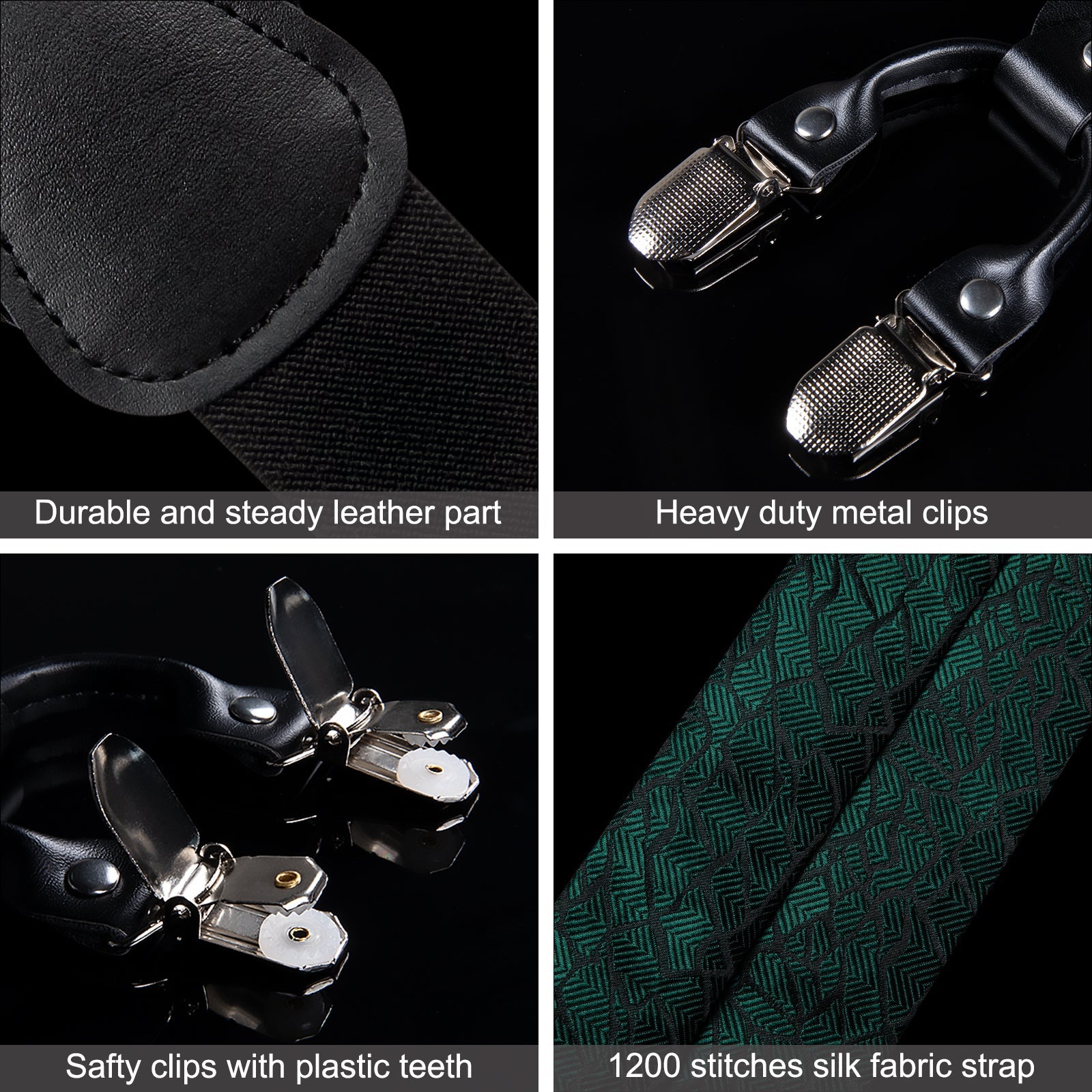 GentCrest Green Novelty Suspenders - Image 5