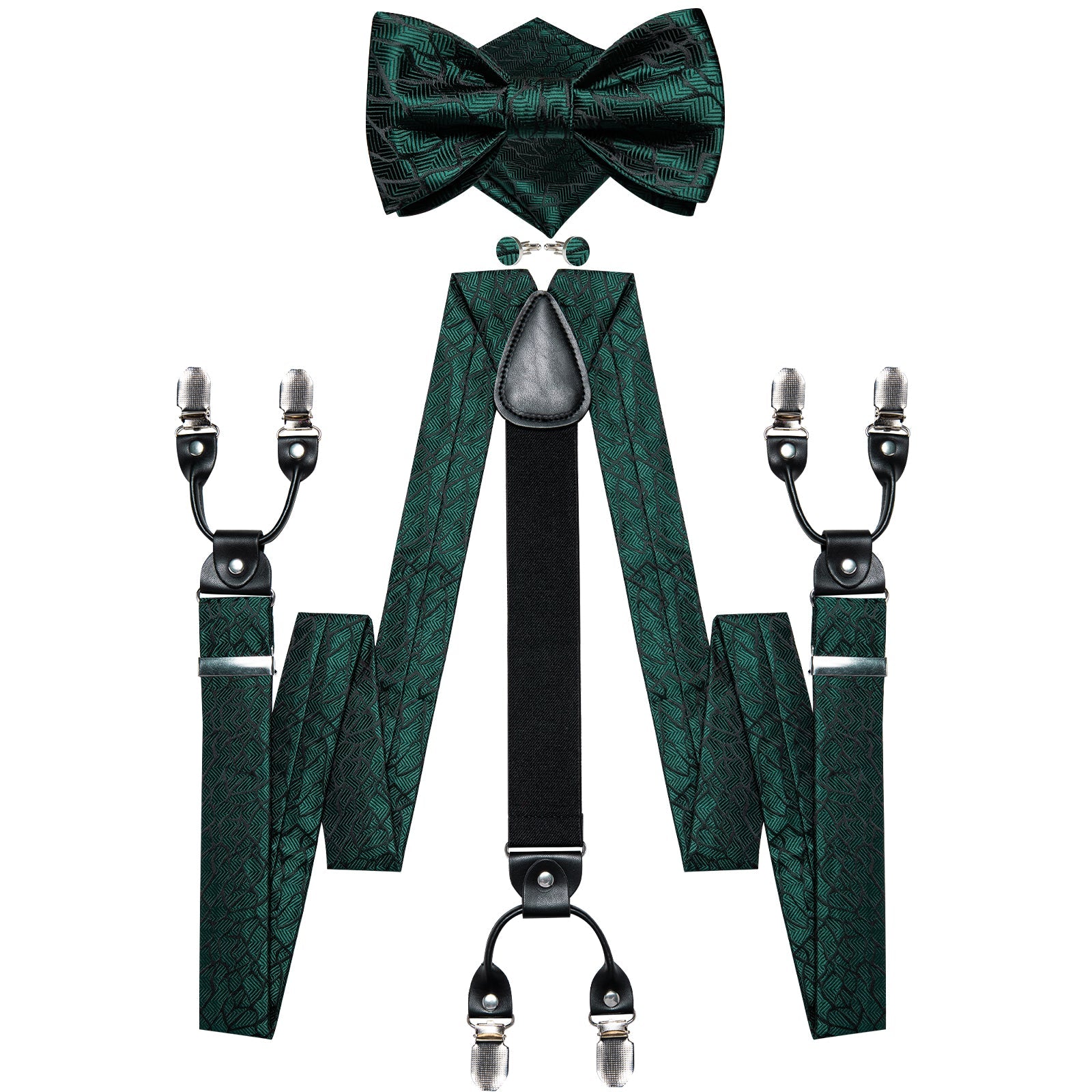 GentCrest Green Novelty Suspenders - Image 1