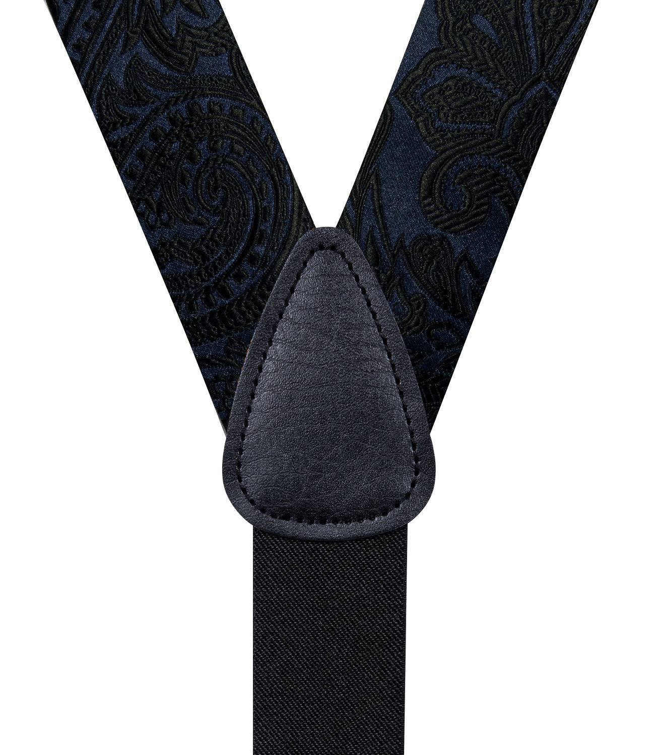 GentCrest Black Paisley Suspenders - Image 10