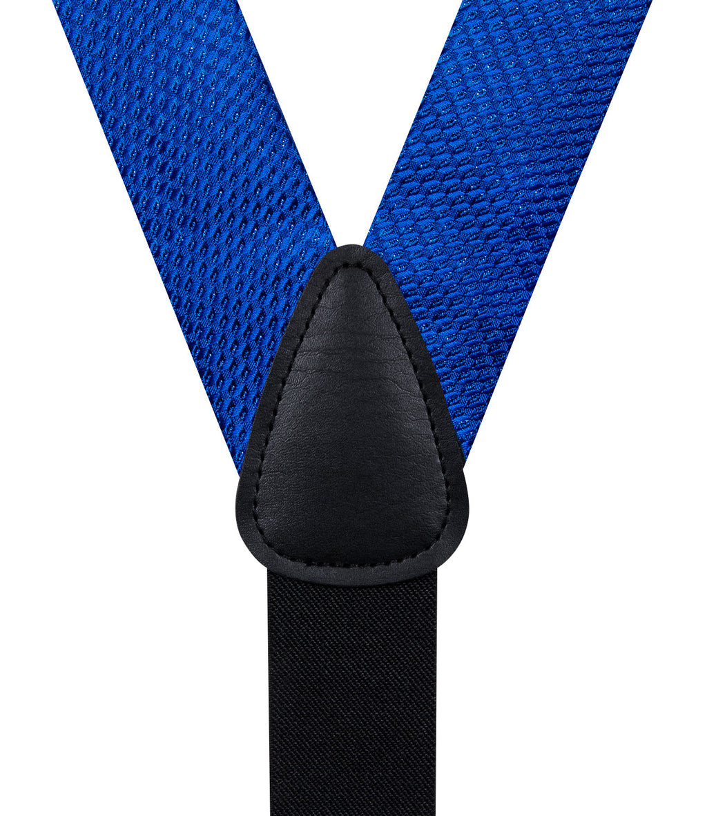 GentCrest Blue Plaid Suspenders - Image 5