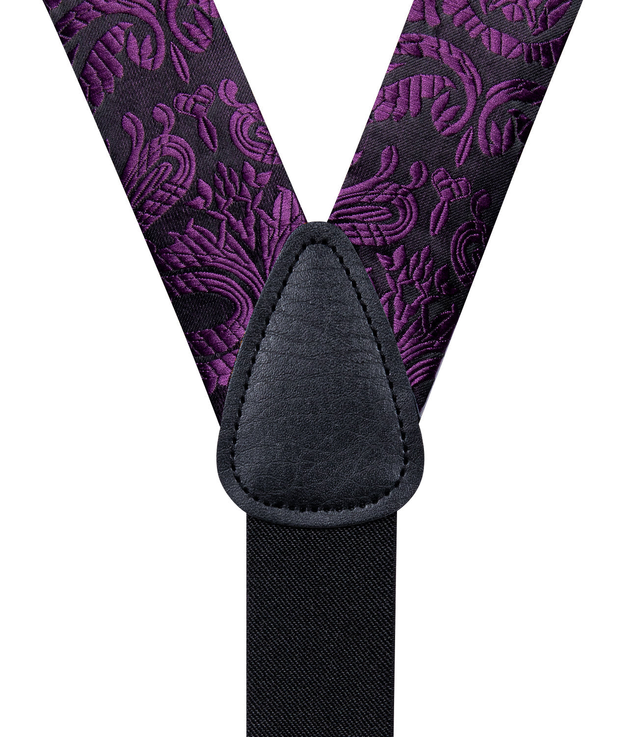 GentCrest Black Paisley Suspenders - Image 6