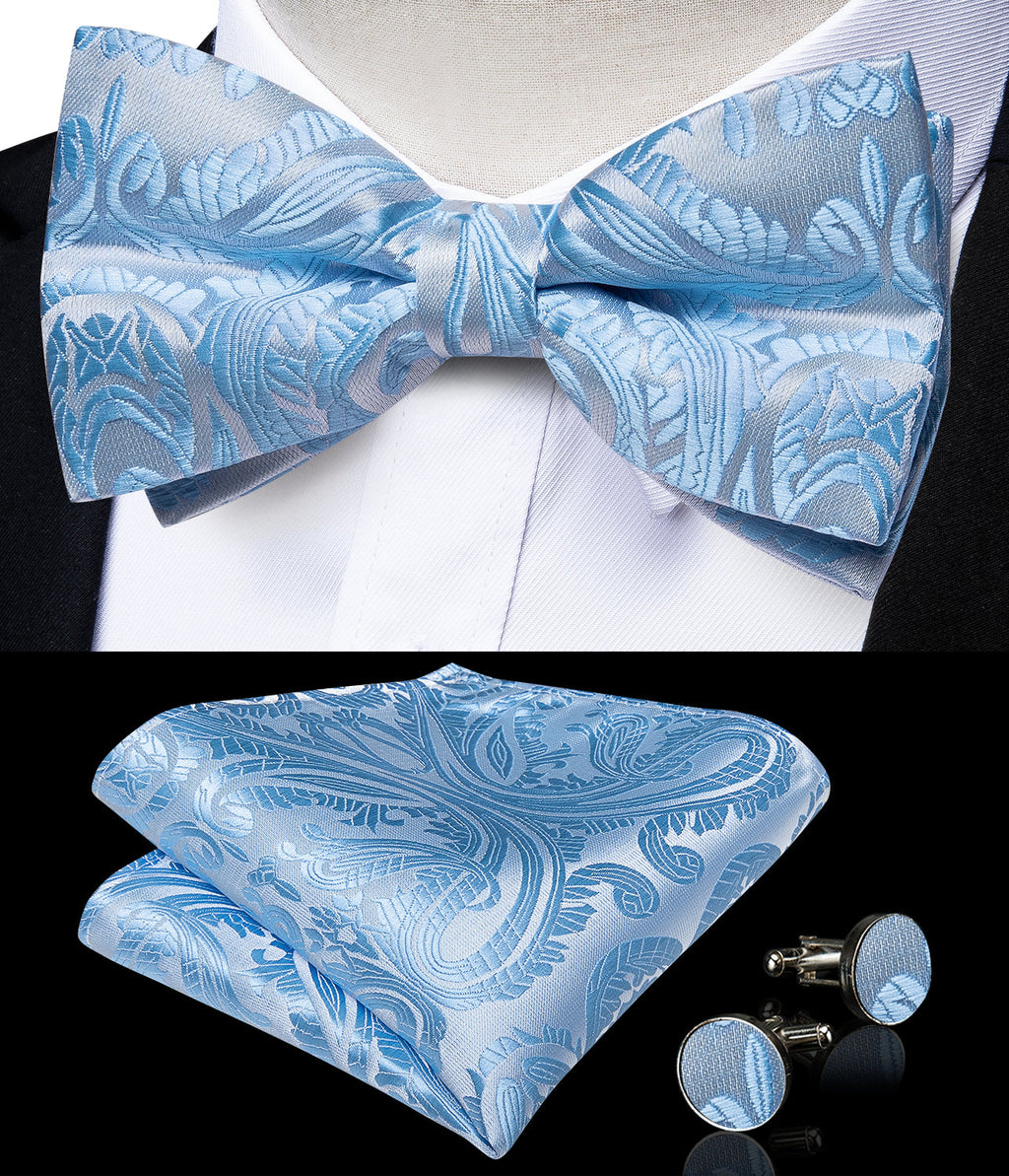 GentCrest Blue Paisley Suspenders - Image 4