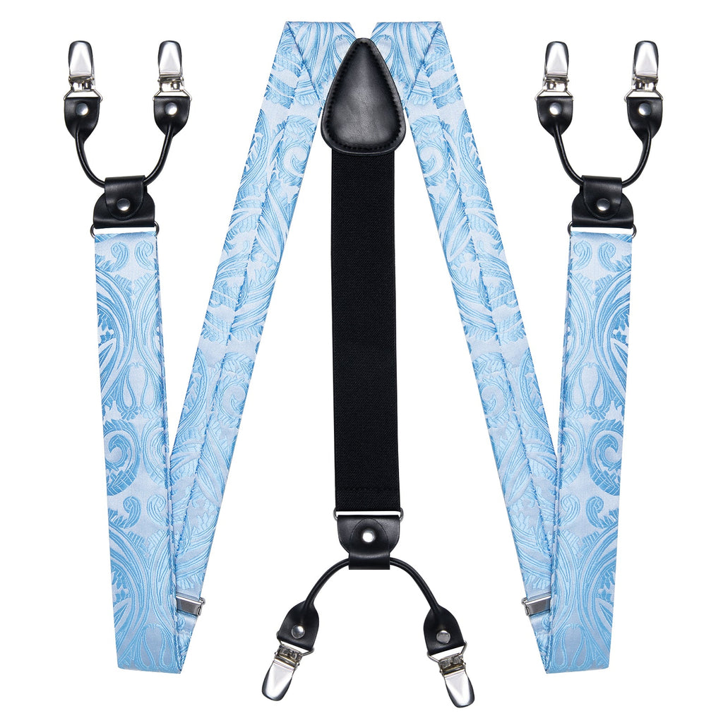 GentCrest Blue Paisley Suspenders - Image 2