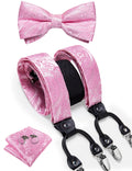 GentCrest Red Paisley Suspenders - Image 1