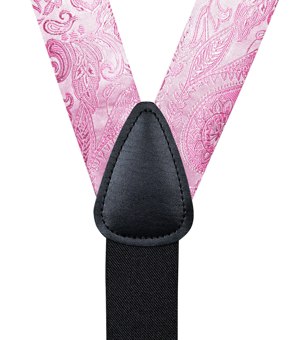 GentCrest Red Paisley Suspenders - Image 4