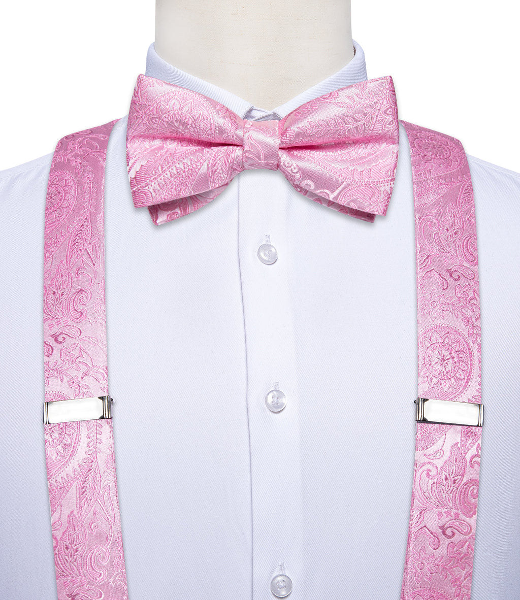 GentCrest Red Paisley Suspenders - Image 5