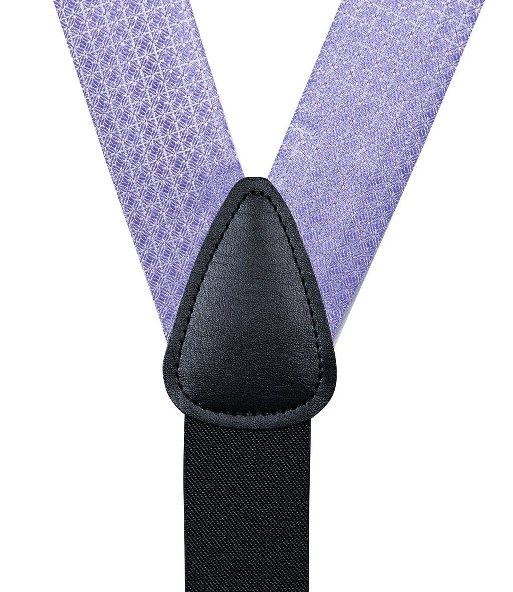 GentCrest Red Geometric Suspenders - Image 5