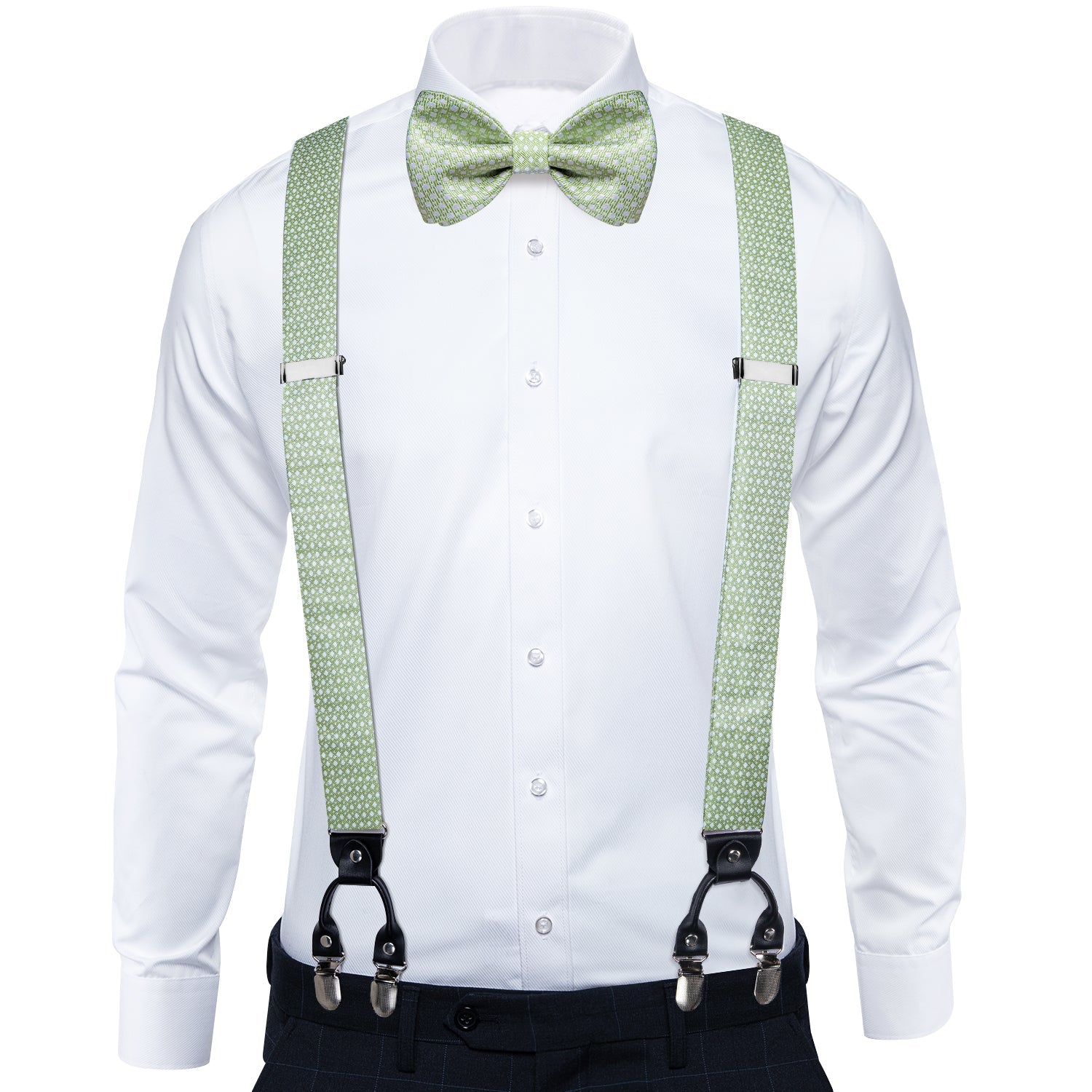 GentCrest Green Novelty Suspenders - Image 1