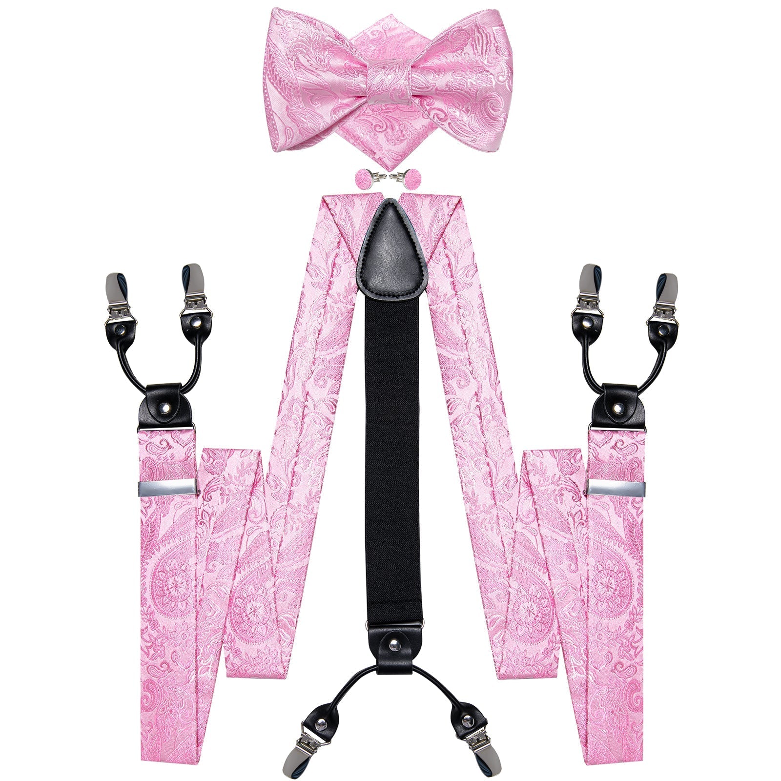 GentCrest Blue Paisley Suspenders - Image 3