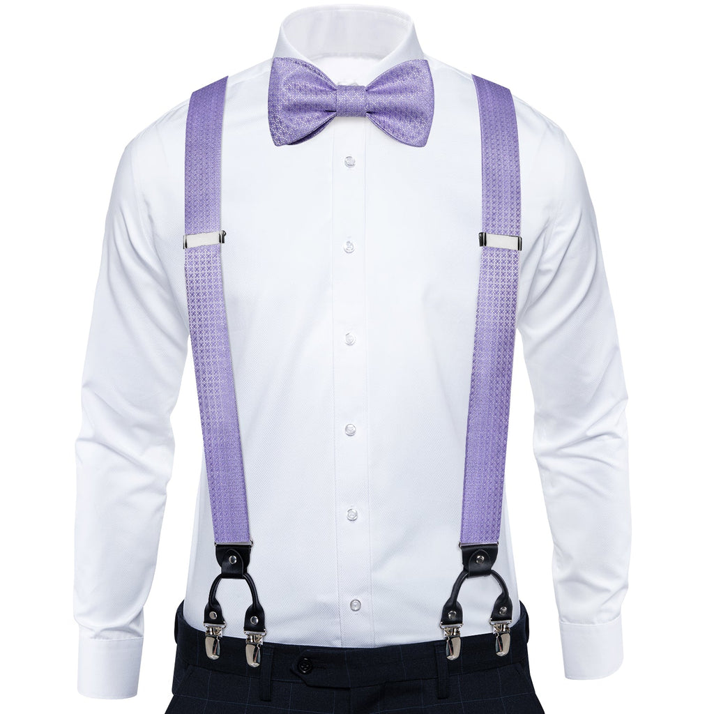 GentCrest Blue Geometric Suspenders - Image 1