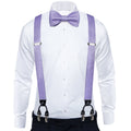 GentCrest Blue Geometric Suspenders - Image 1