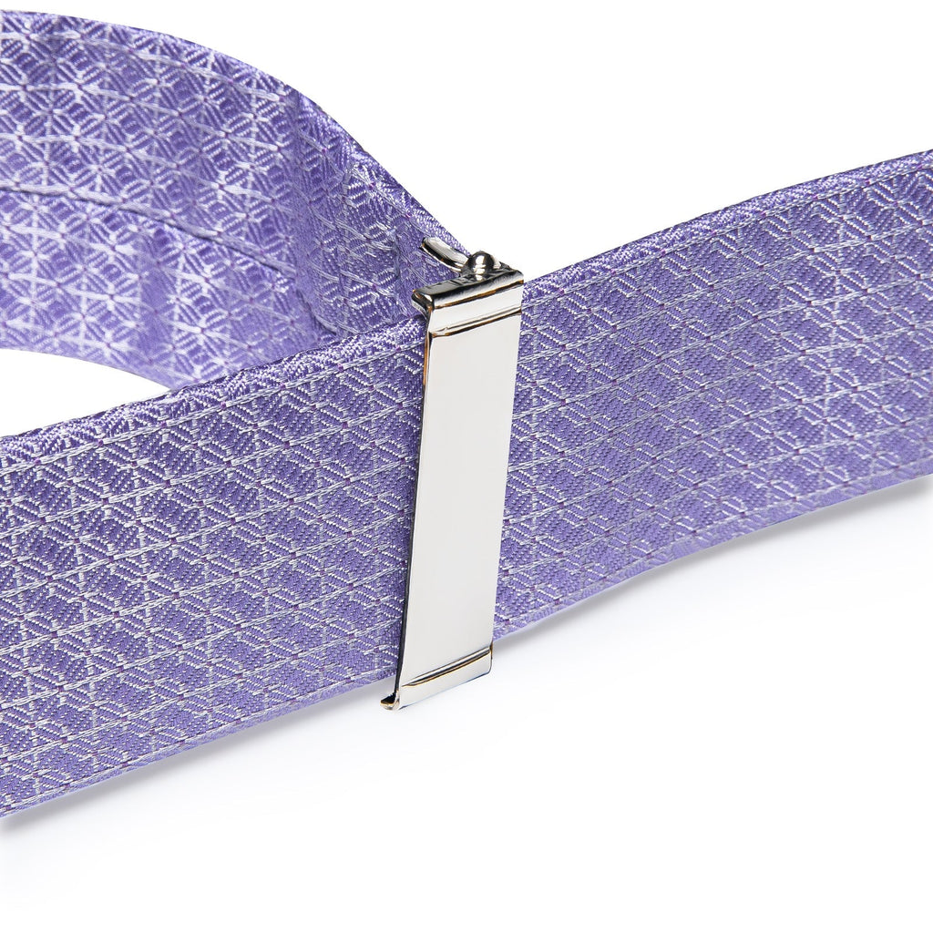 GentCrest Blue Geometric Suspenders - Image 2