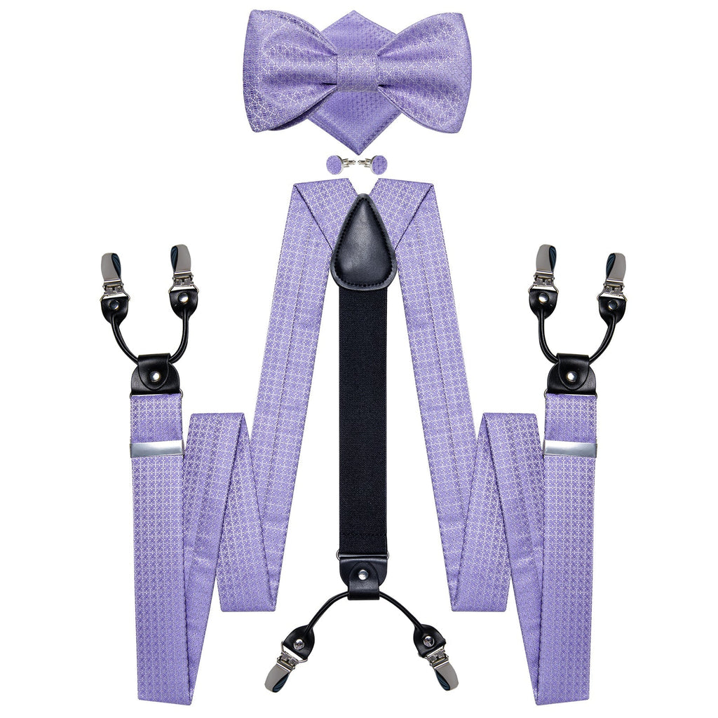 GentCrest Blue Geometric Suspenders - Image 3