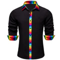 GentCrest Black Splicing Shirt - Image 1