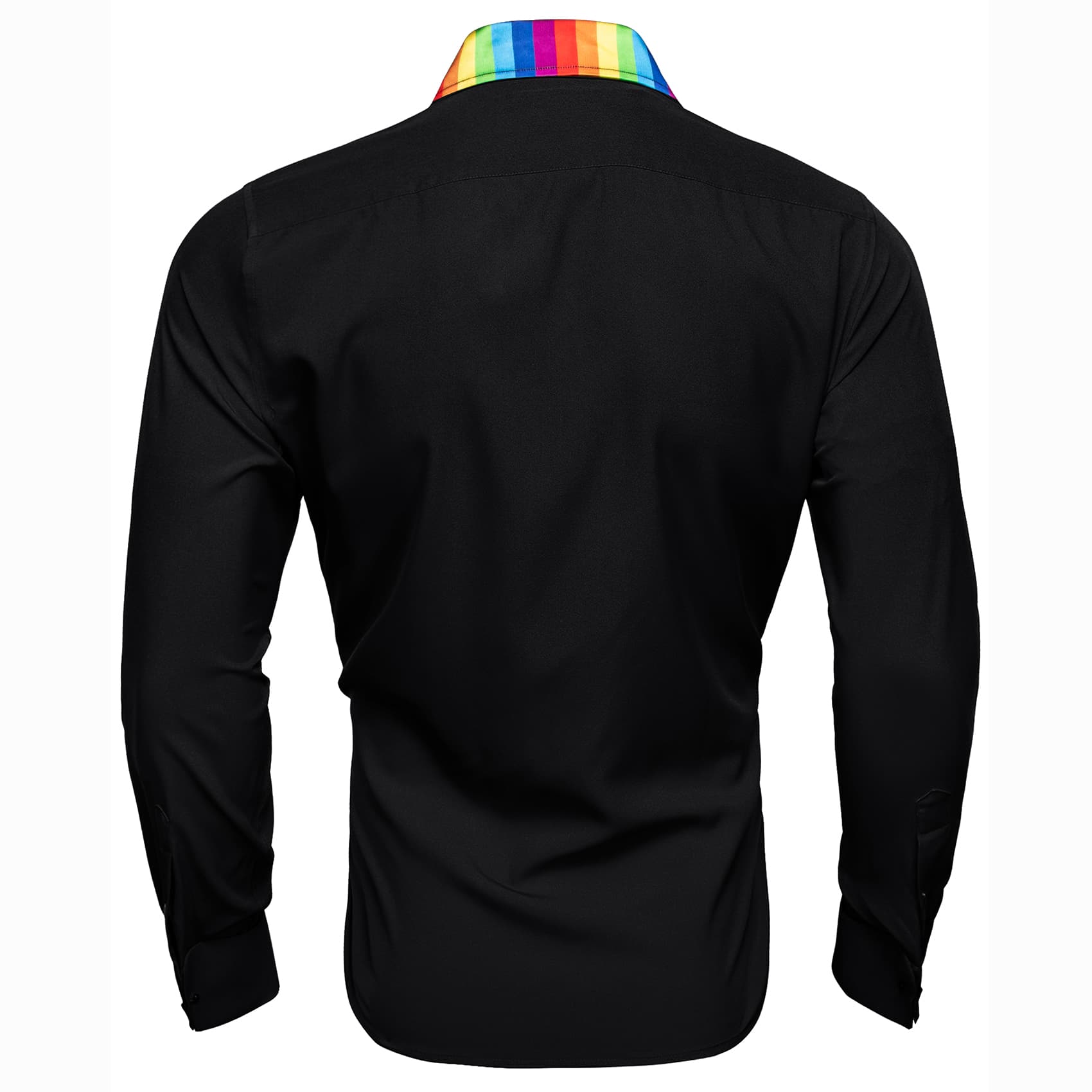GentCrest Black Splicing Shirt - Image 5