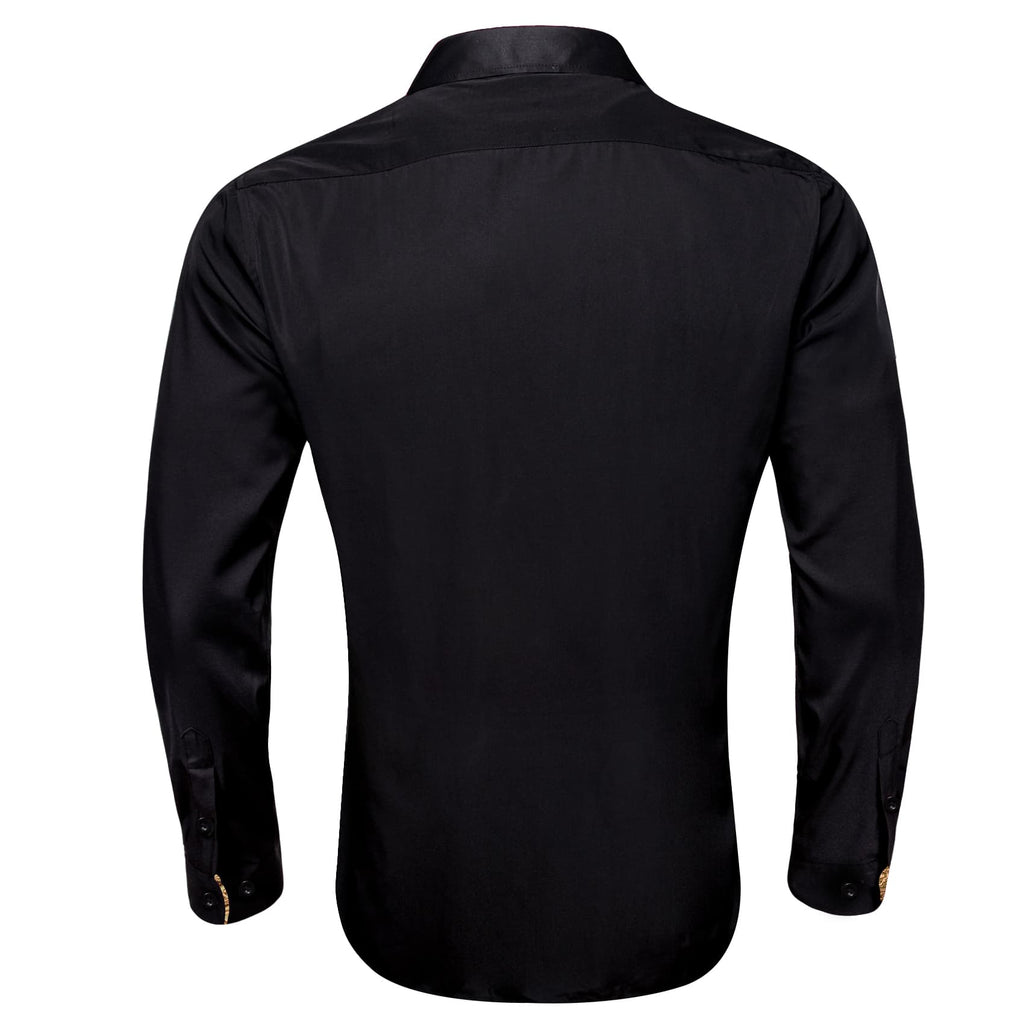 GentCrest Black Splicing Shirt - Image 5