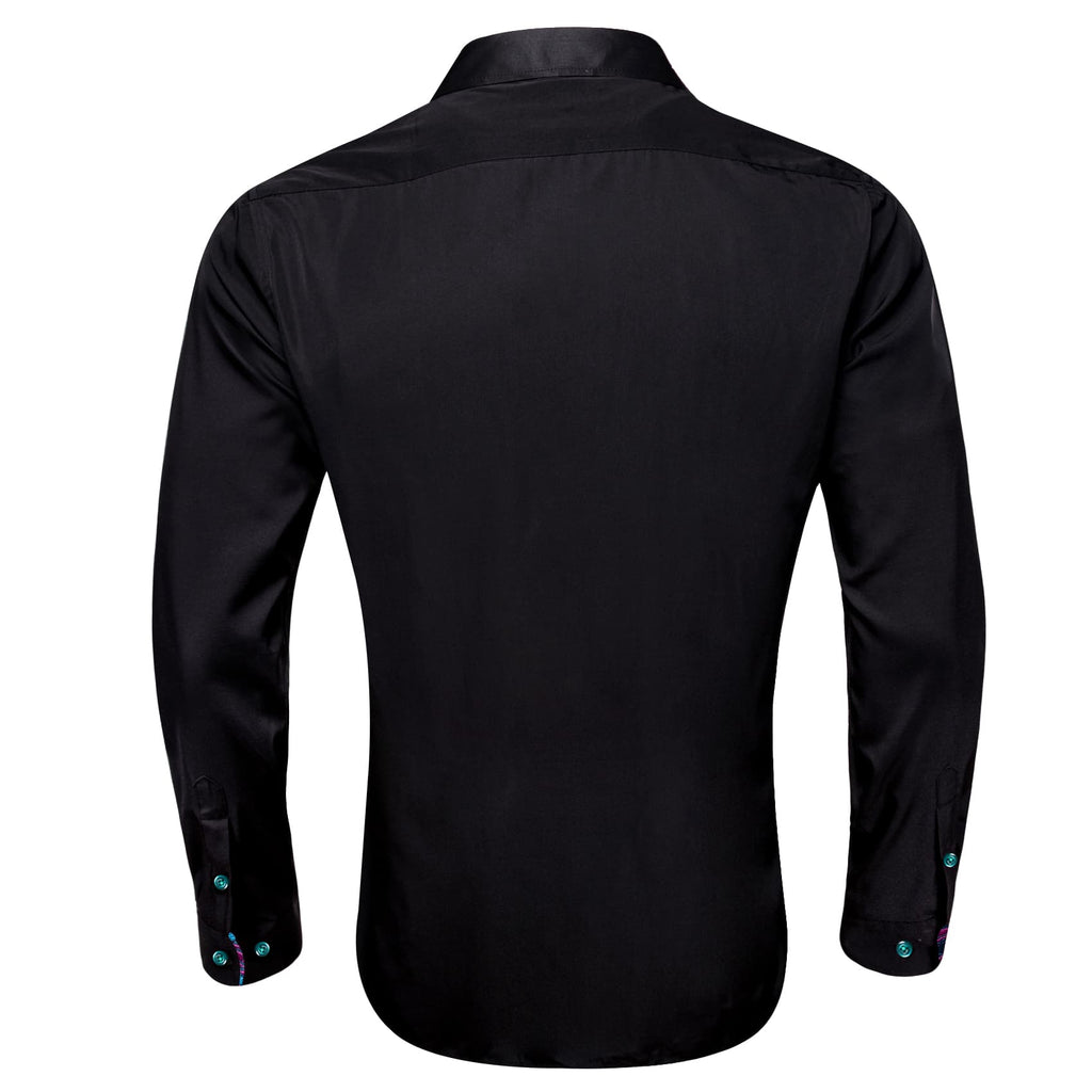 GentCrest Black Splicing Shirt - Image 5