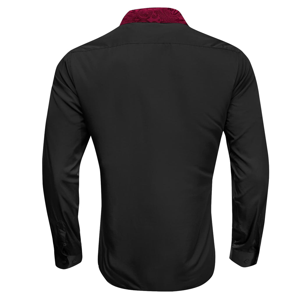 GentCrest Black Solid Shirt - Image 4