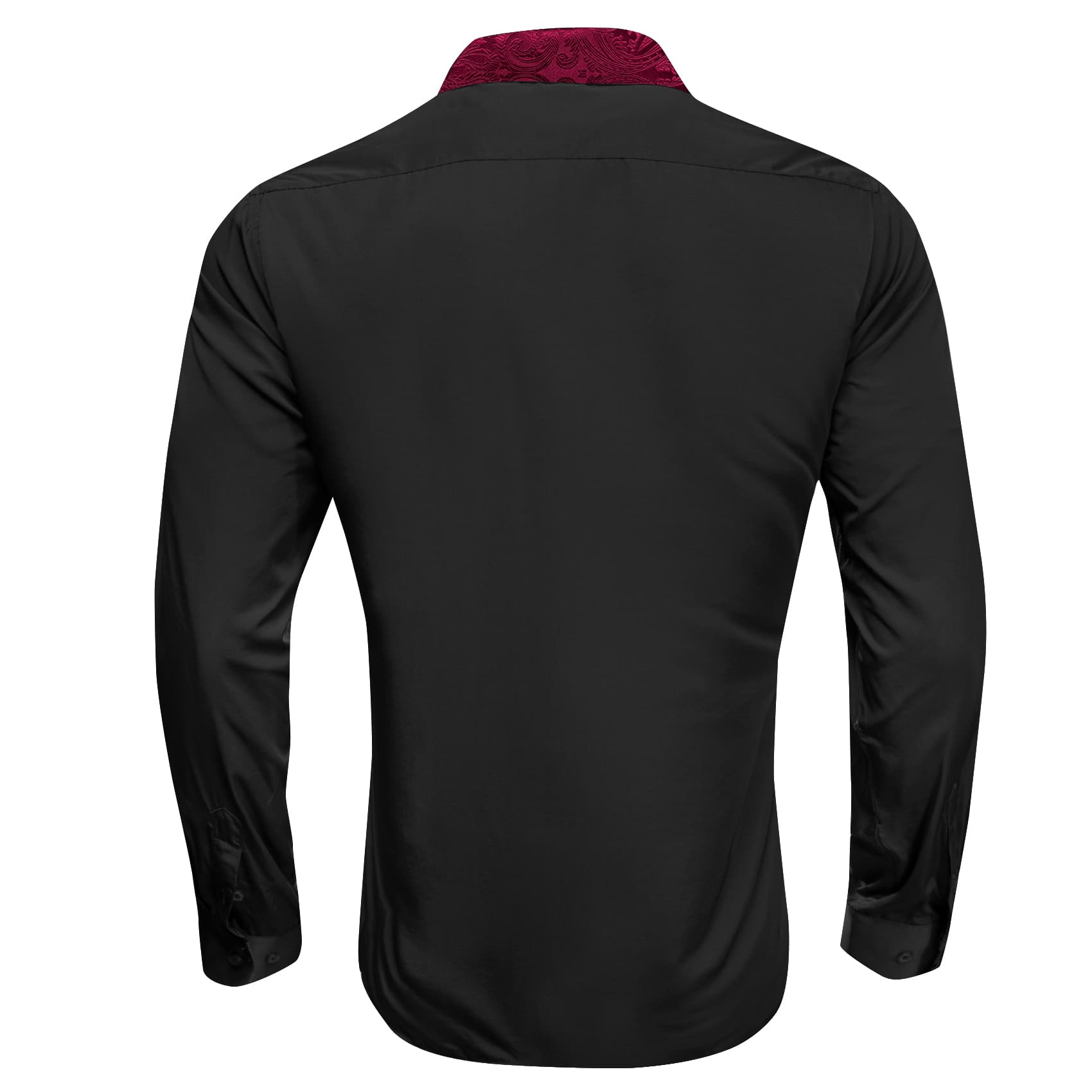 GentCrest Black Solid Shirt - Image 4