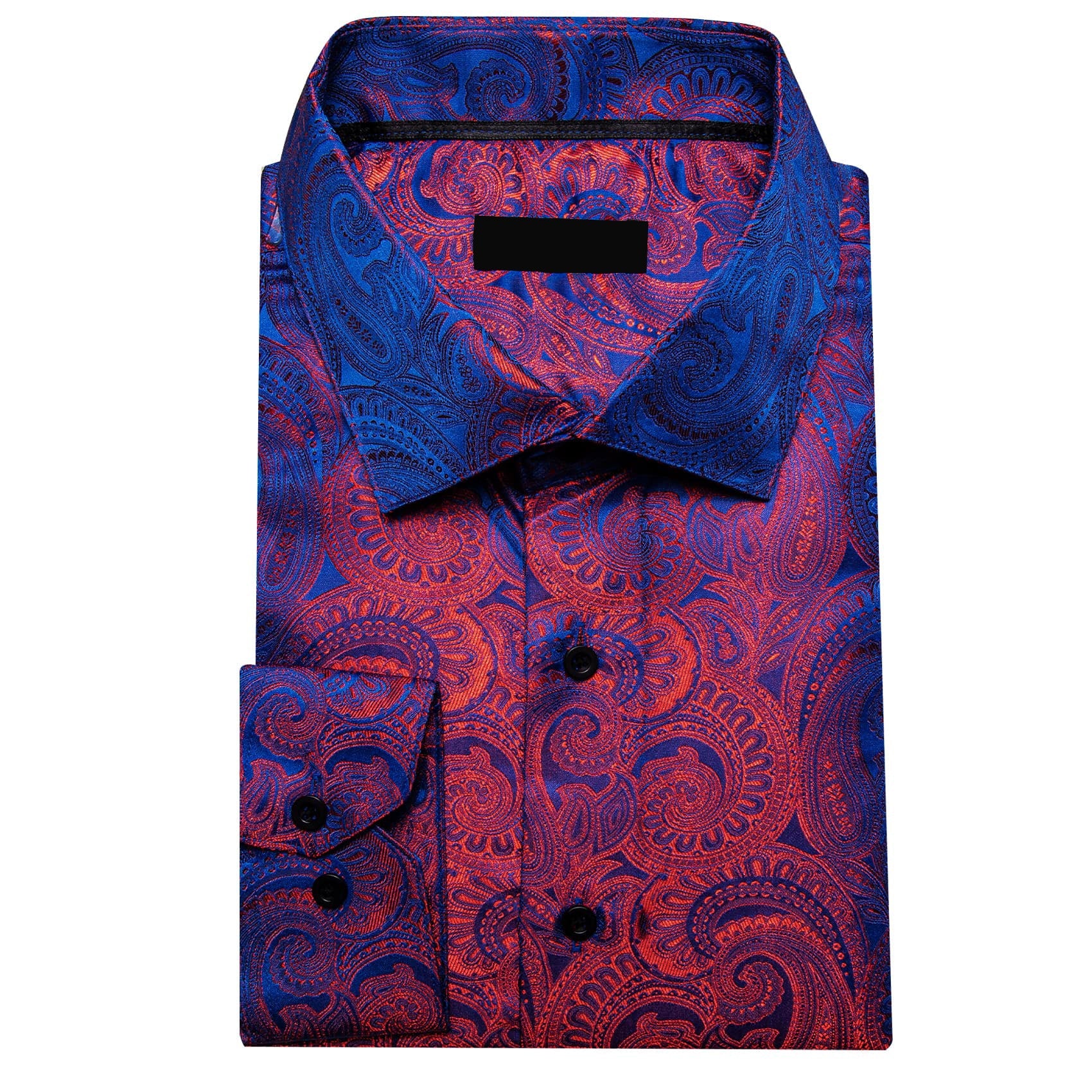 GentCrest Blue Paisley Shirt - Image 5