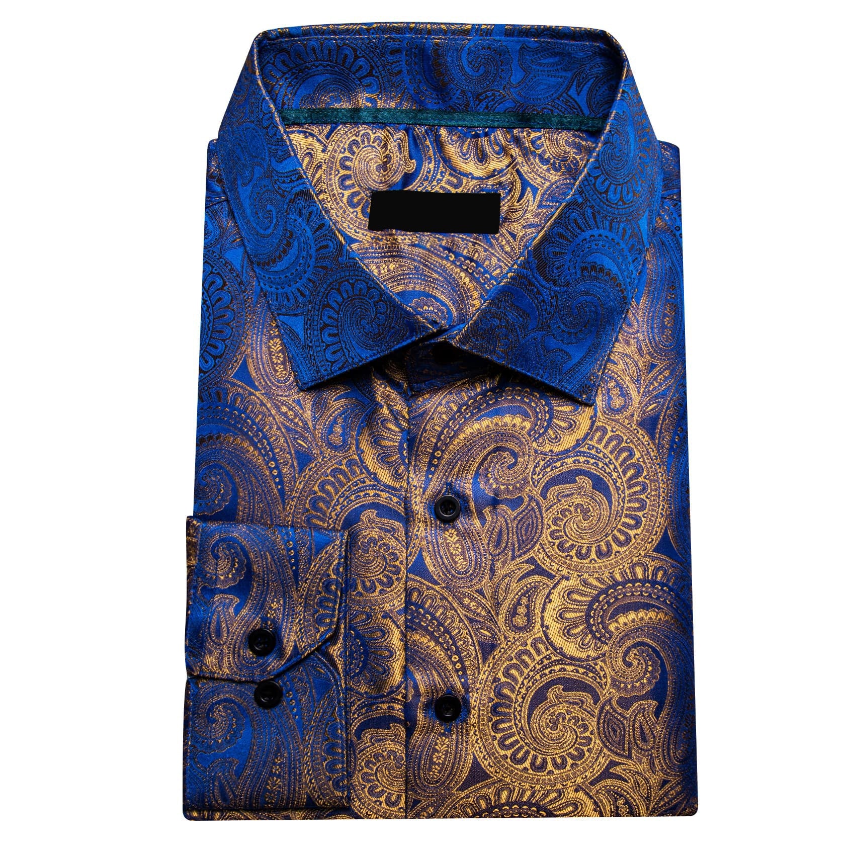 GentCrest Blue Paisley Shirt - Image 5