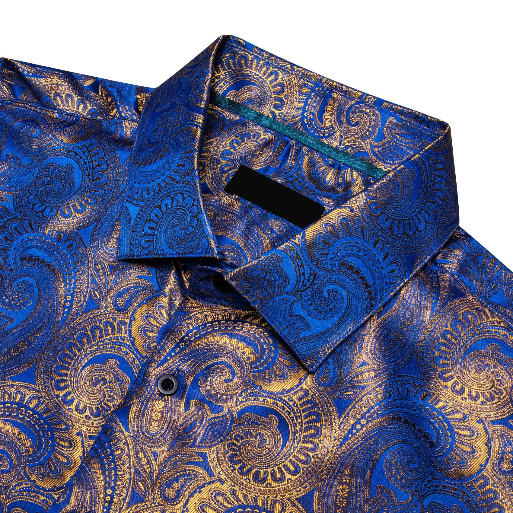 GentCrest Blue Paisley Shirt - Image 4