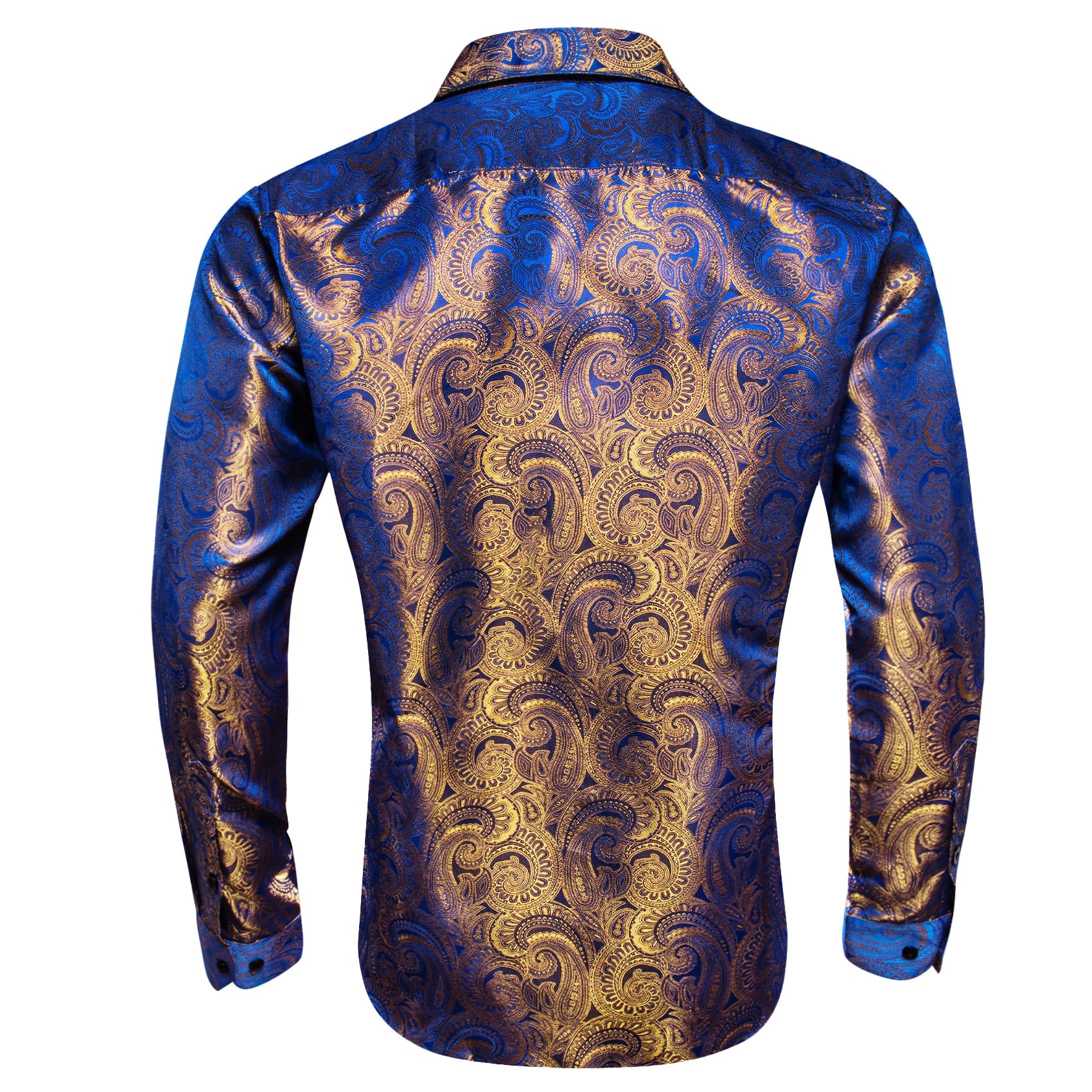 GentCrest Blue Paisley Shirt - Image 3