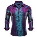 GentCrest Purple Paisley Shirt - Image 1