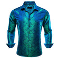 GentCrest Blue Paisley Shirt - Image 1