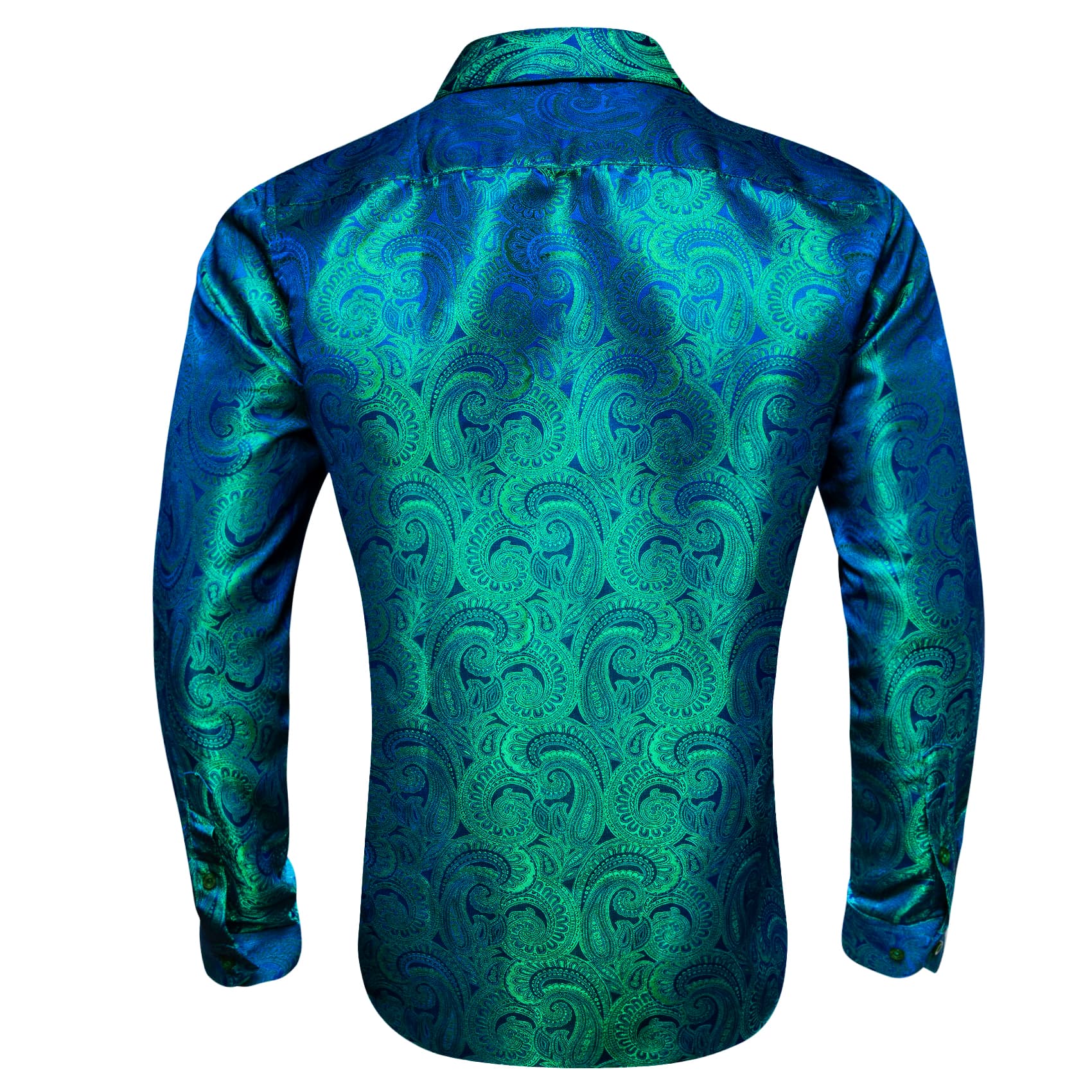 GentCrest Blue Paisley Shirt - Image 3
