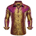 GentCrest Brown Paisley Shirt - Image 1