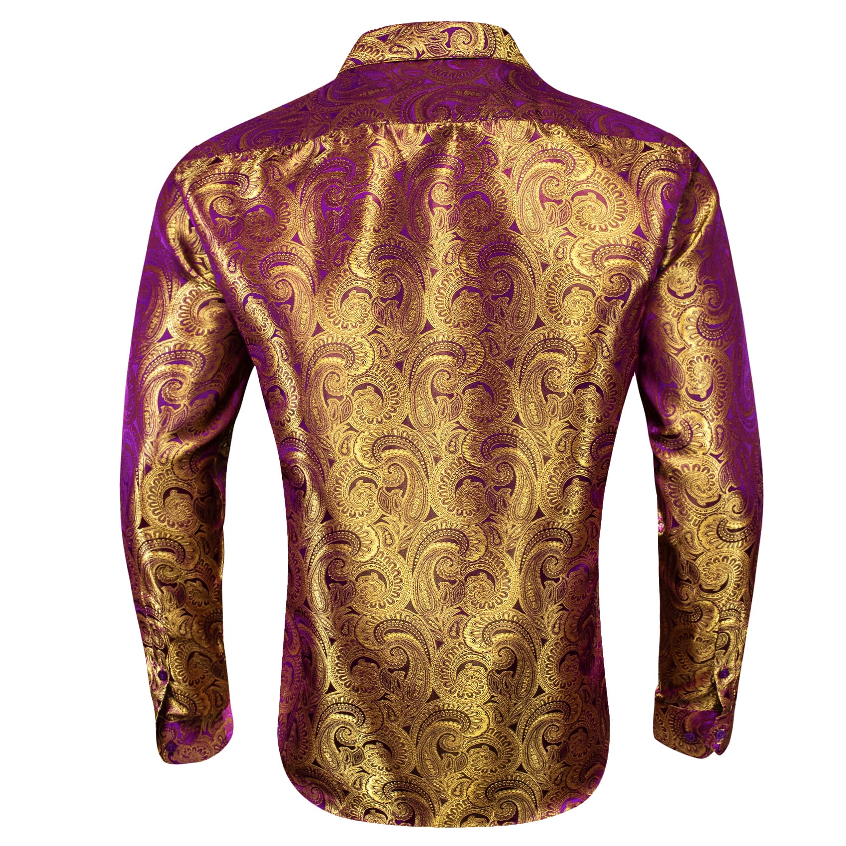 GentCrest Brown Paisley Shirt - Image 3