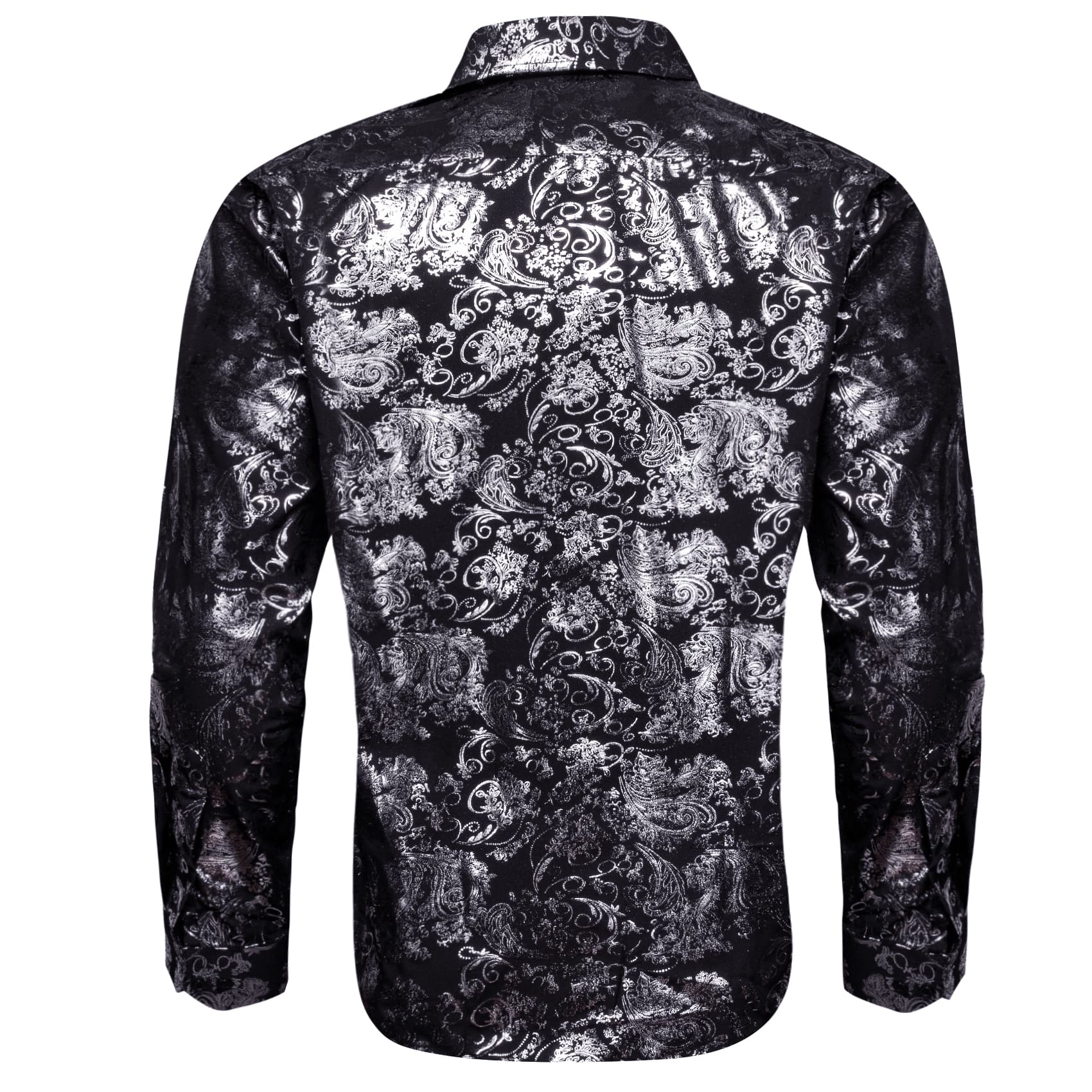 GentCrest Black Floral Shirt - Image 2