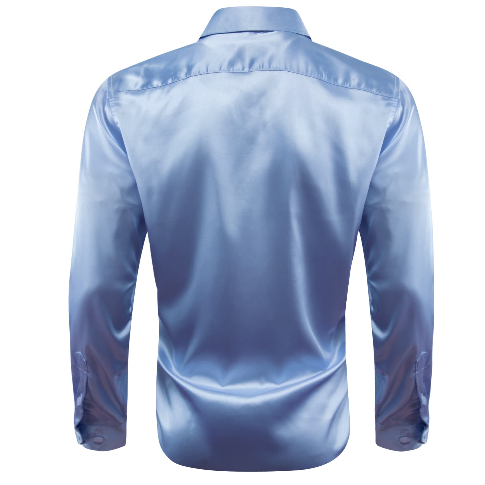 GentCrest Blue Solid Shirt - Image 4