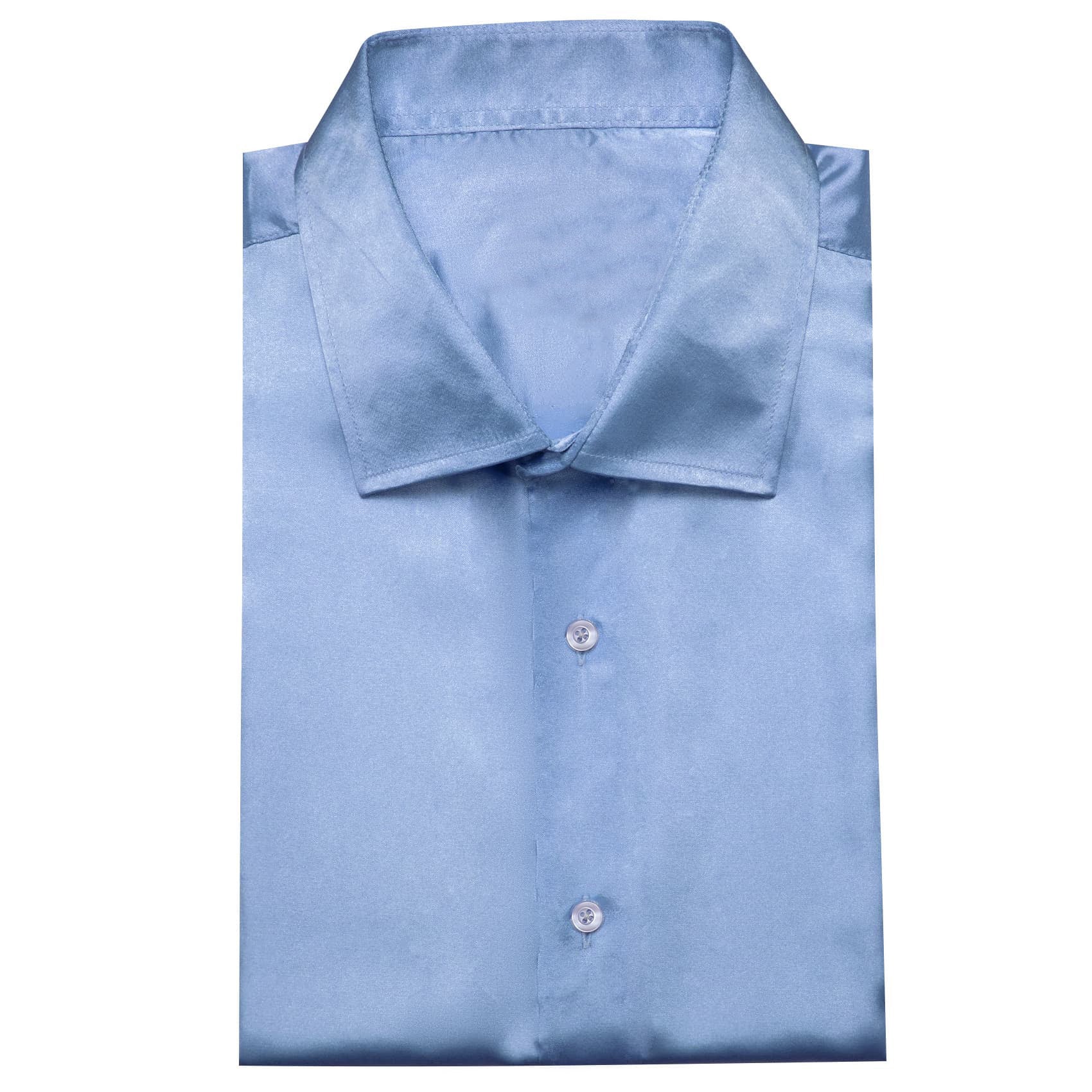 GentCrest Blue Solid Shirt - Image 5