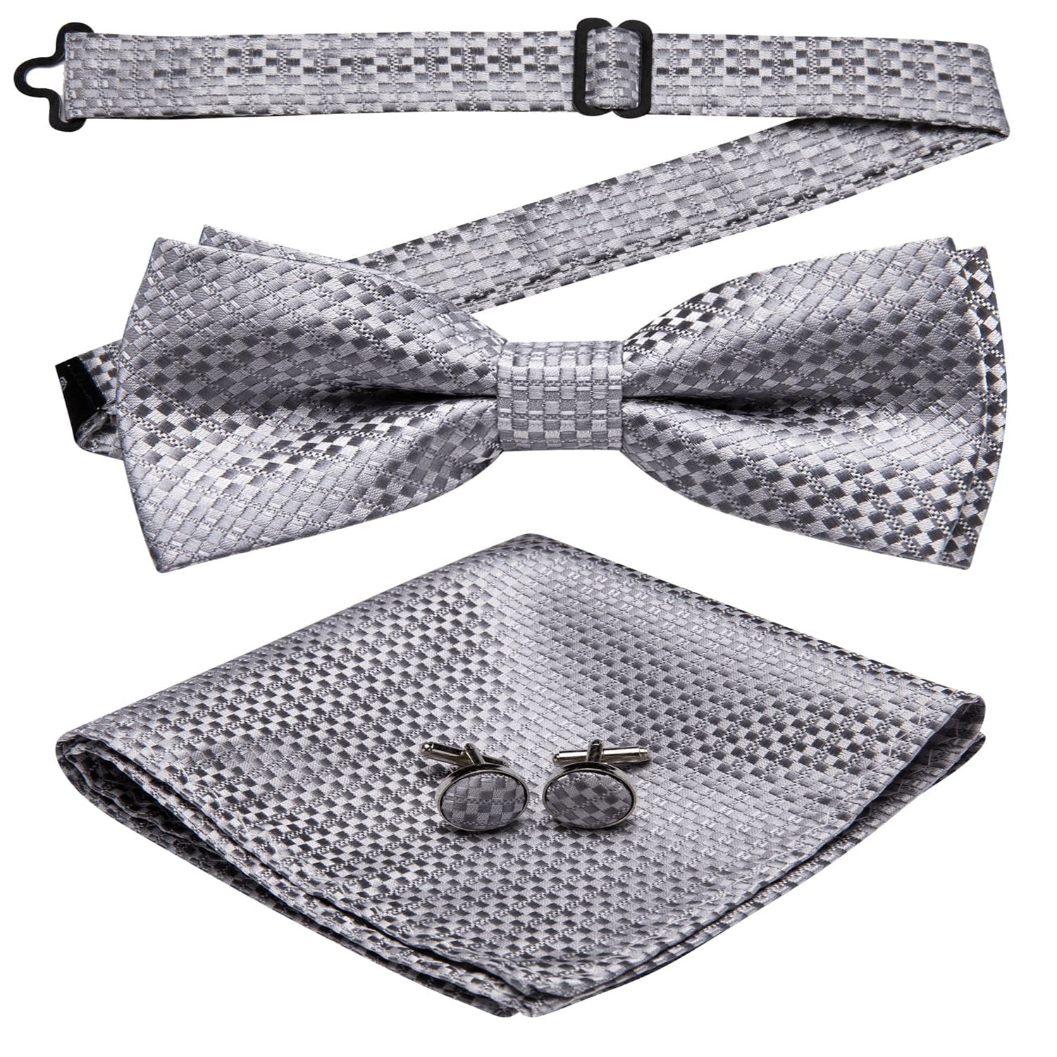 GentCrest Red Plaid Bowtie Set - Image 2