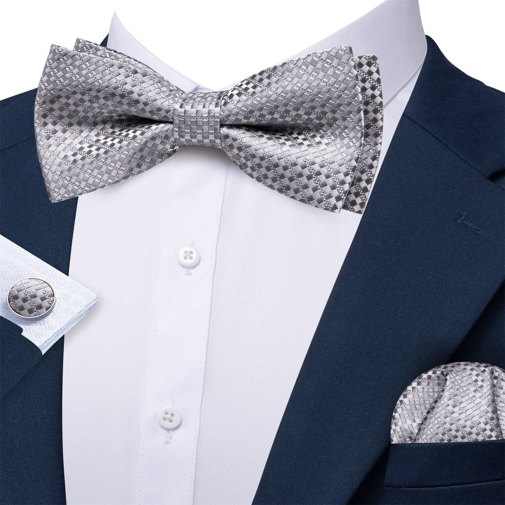 GentCrest Red Plaid Bowtie Set - Image 1