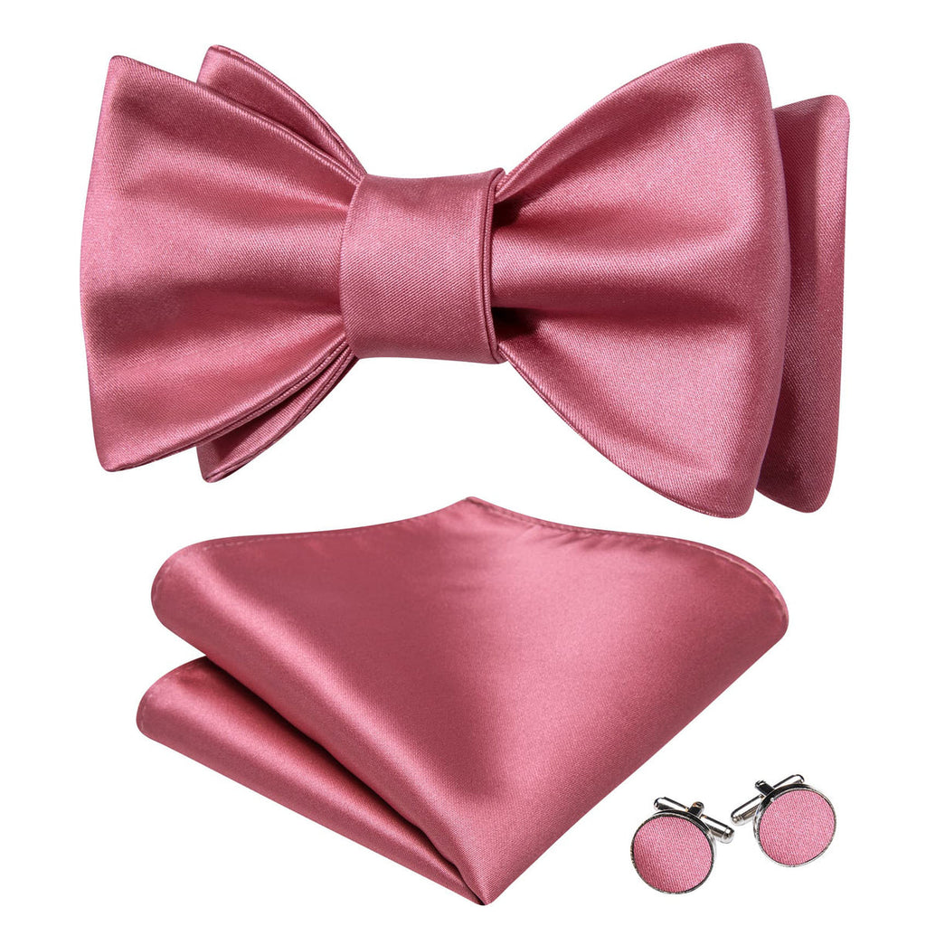 Light Pink Bow Tie Set - GentCrest - View 4