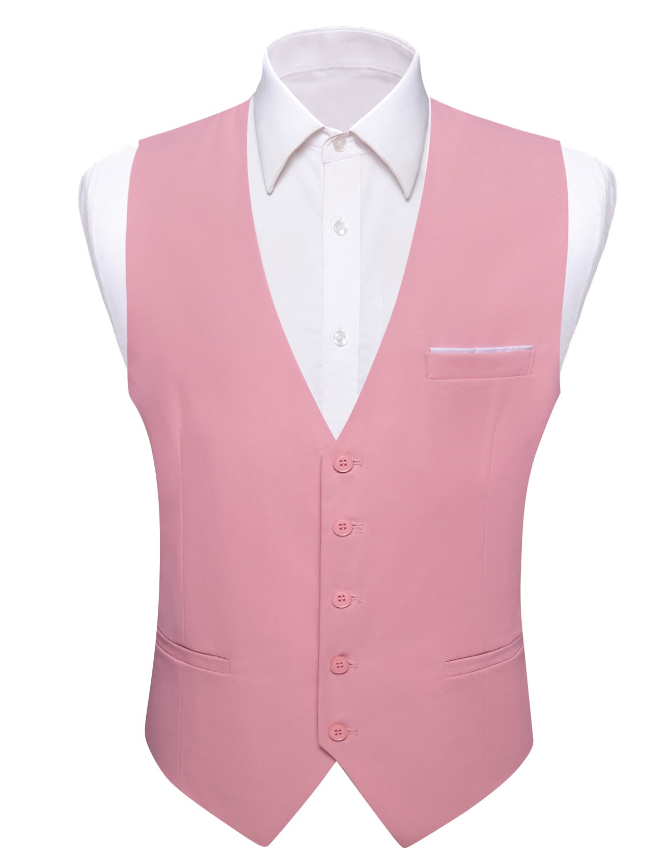 GentCrest Pink Solid Vest Set - Image 3