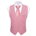 GentCrest Pink Solid Vest Set - Image 1