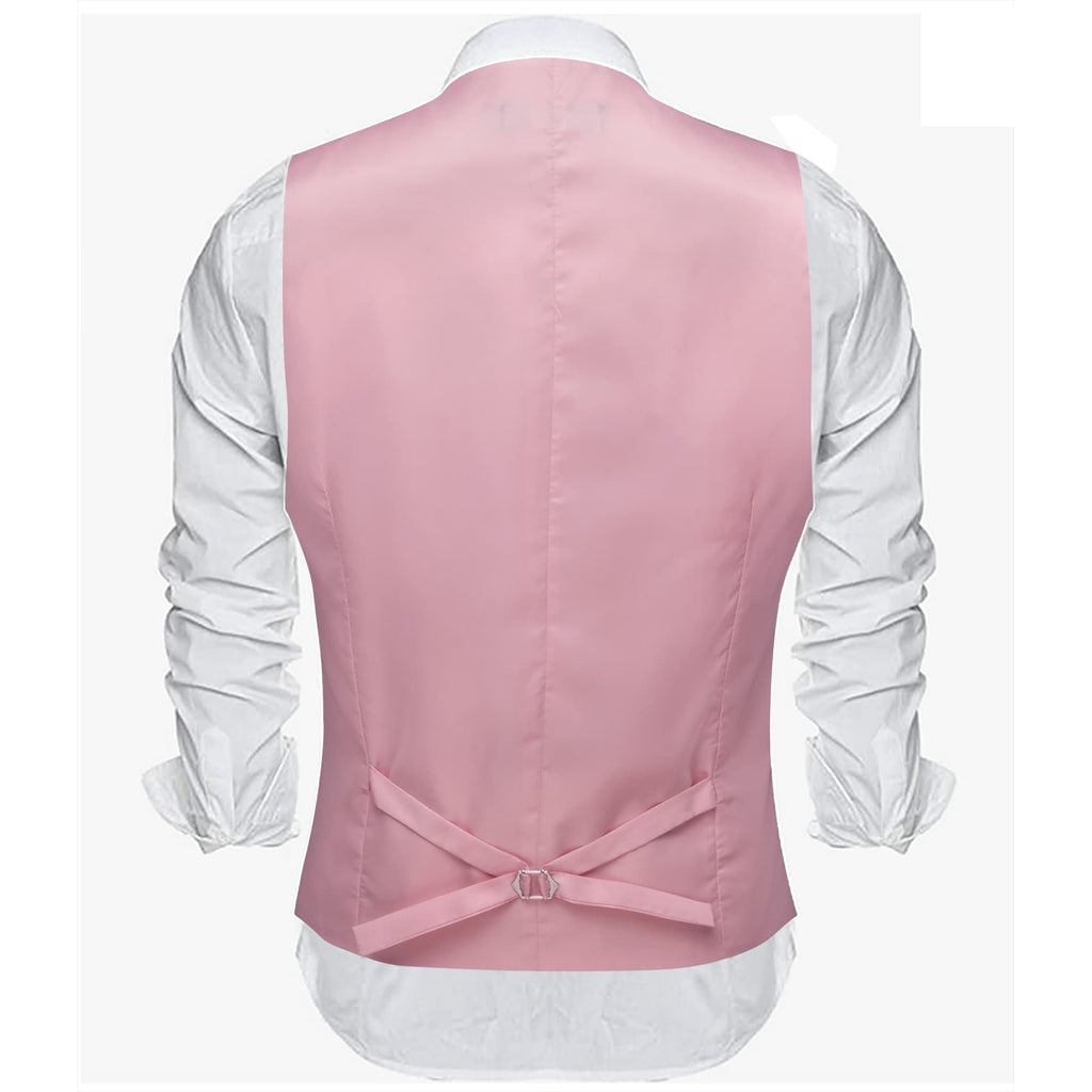 GentCrest Pink Solid Vest Set - Image 2